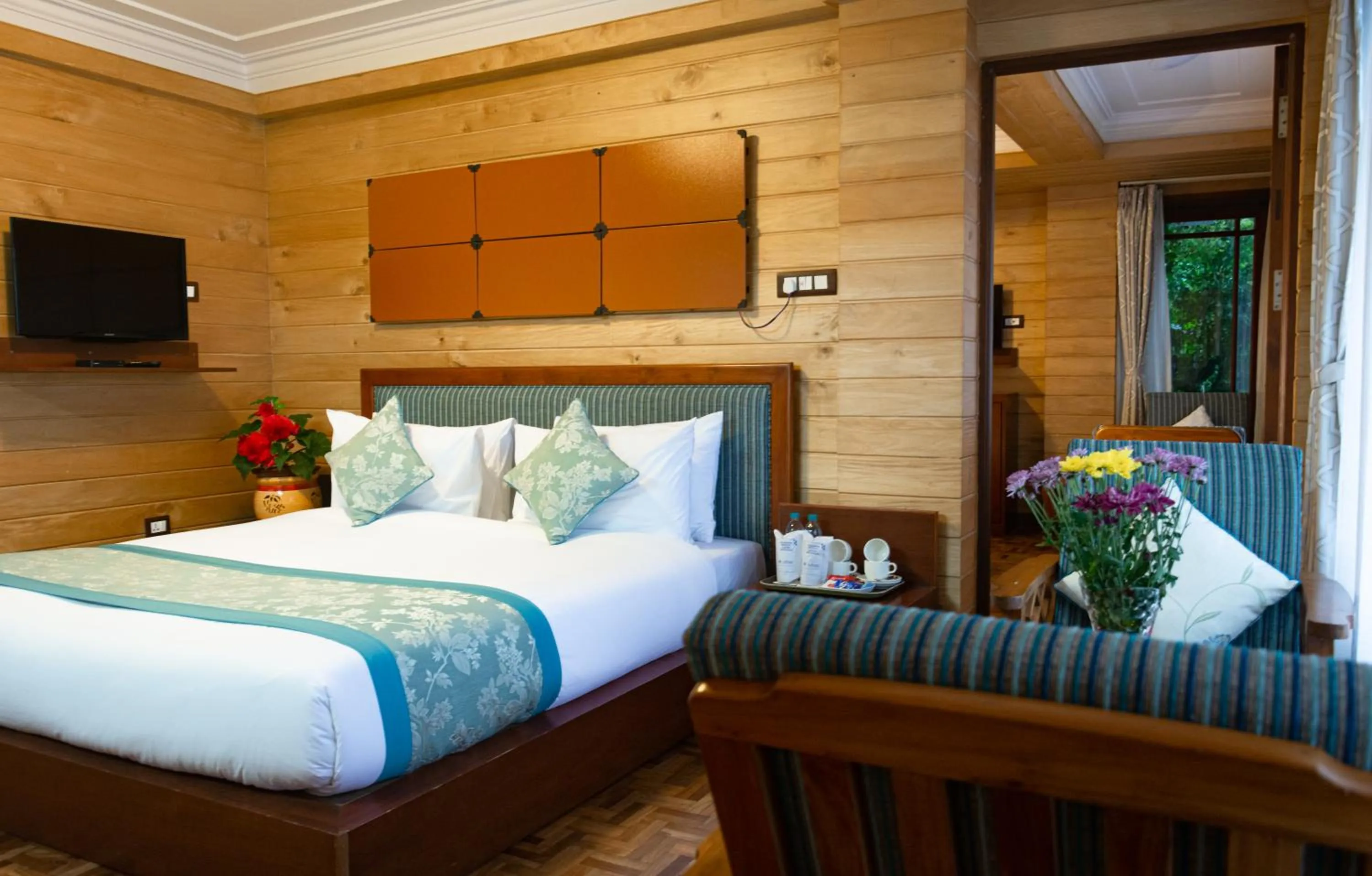 Bed in Udaan Dekeling Resort, Darjeeling