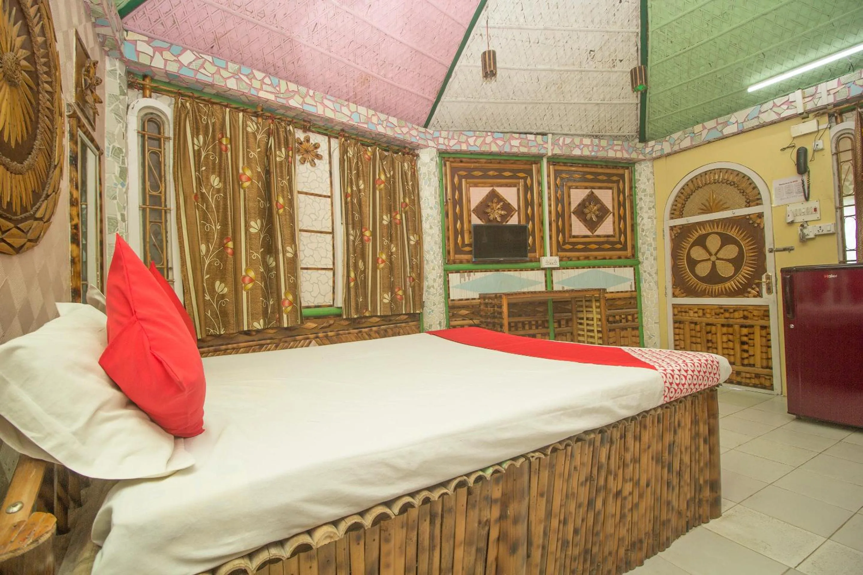 Bedroom, Bed in Hotel O 46691 Jaldapara Rhino Resort