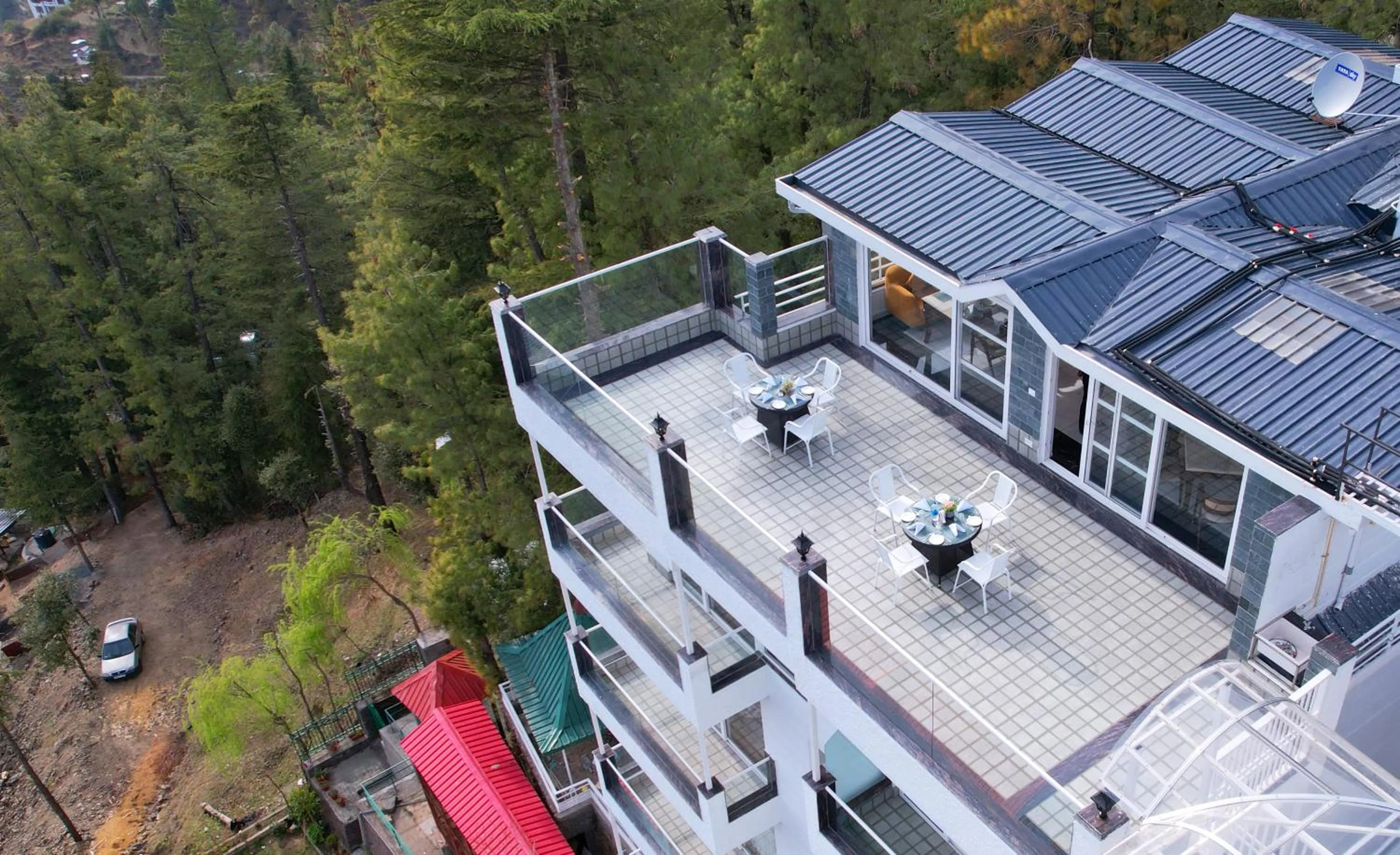 Balcony/Terrace in The Retreat Mashobra, Shimla
