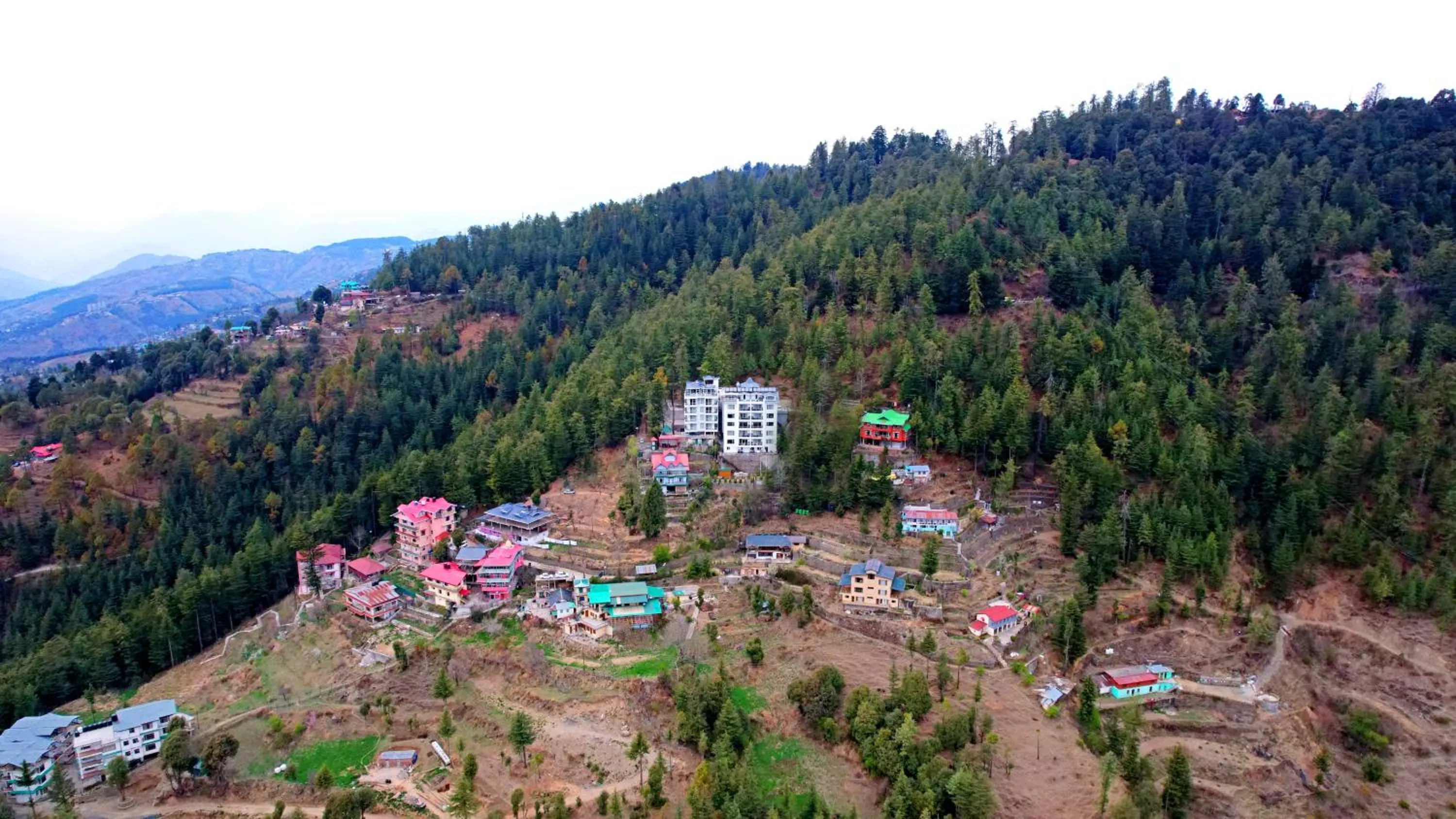 Bird's eye view in The Retreat Mashobra, Shimla