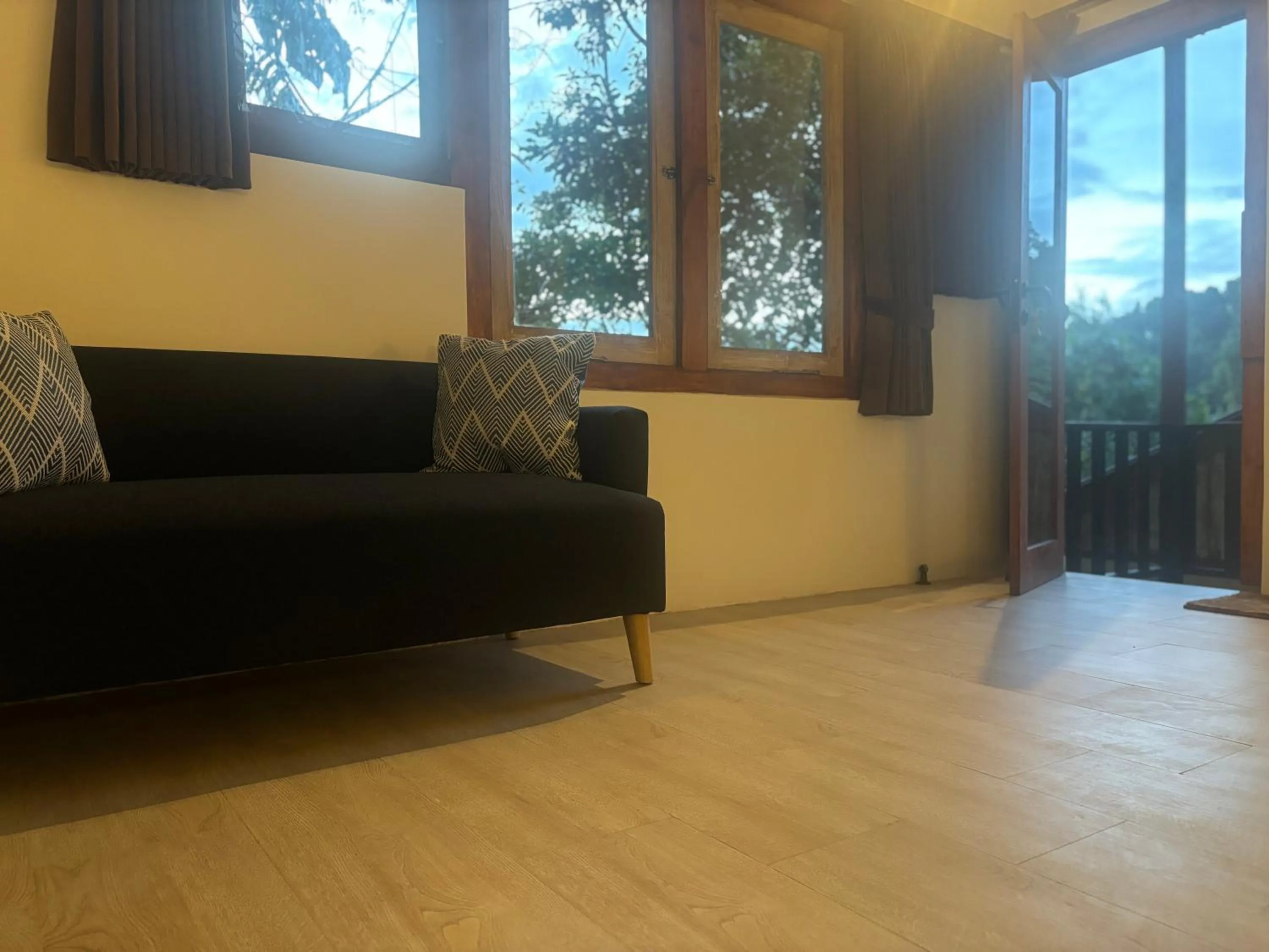 Seating area in Gumi Ayu EcoStay