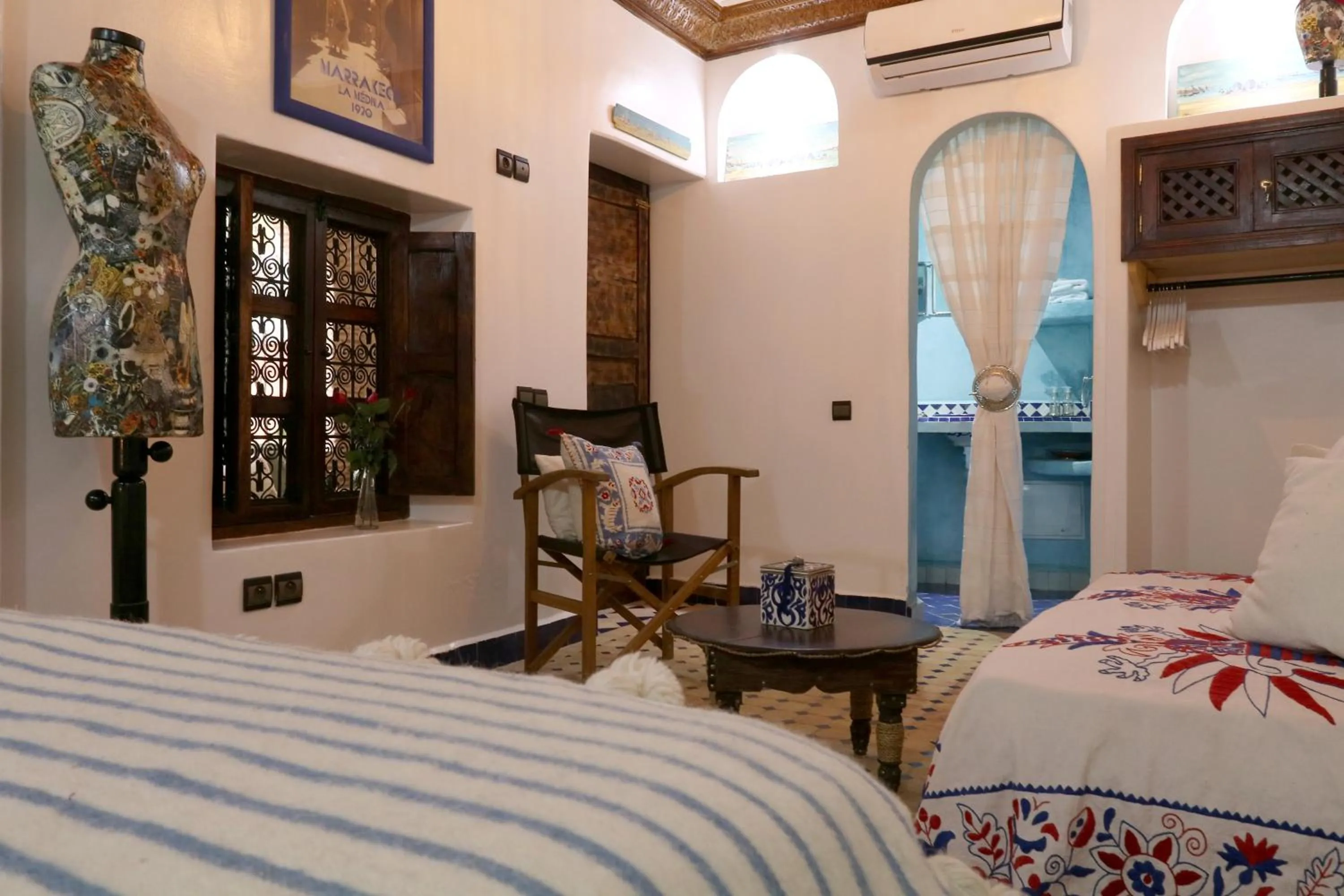 Bedroom, Bed in Riad Dada Mouss & Suites