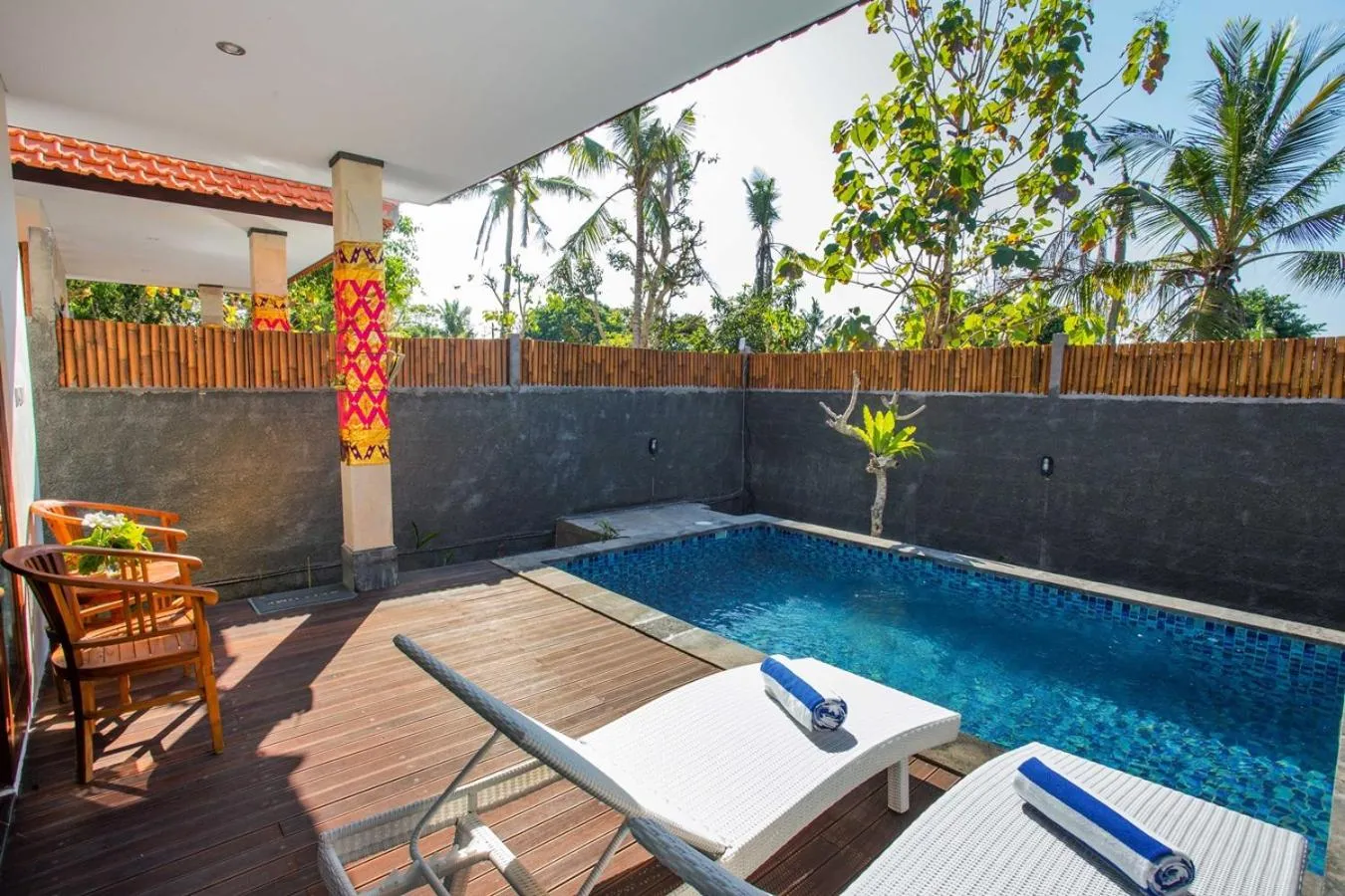 Patio in Ambengan Private Villas