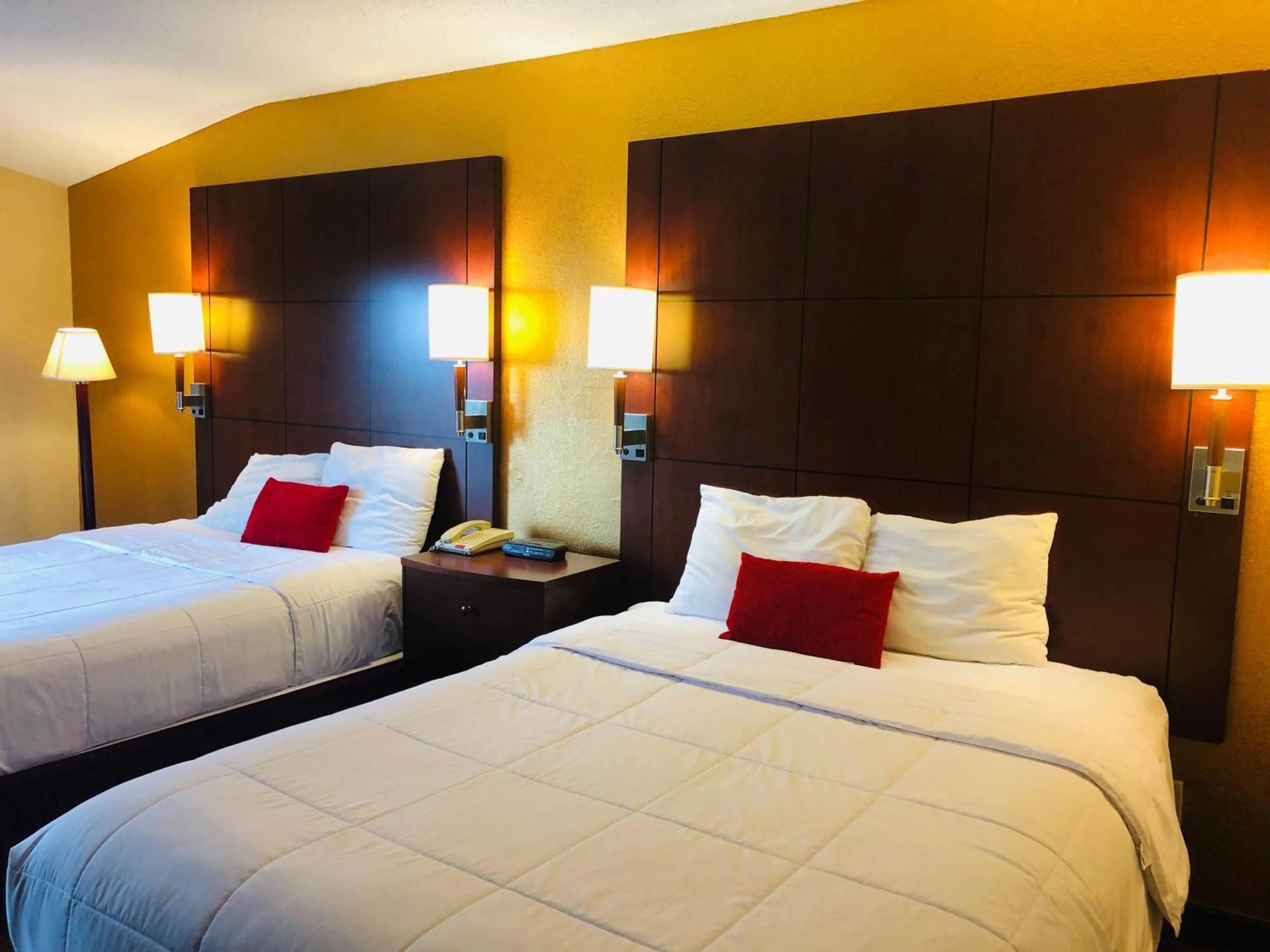 Bed in Hotel M Mount Pocono