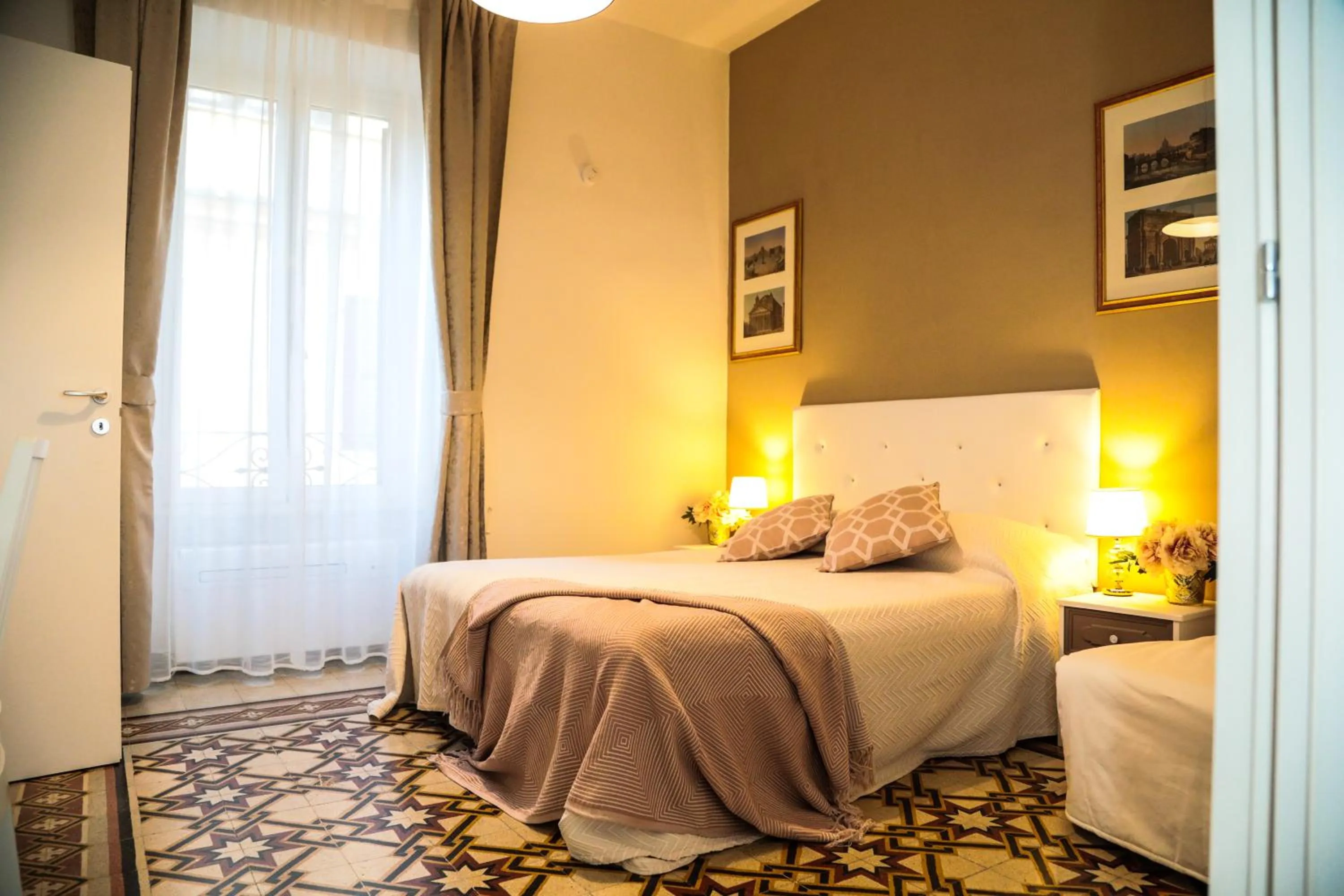 Bed in Mama Roma Domus