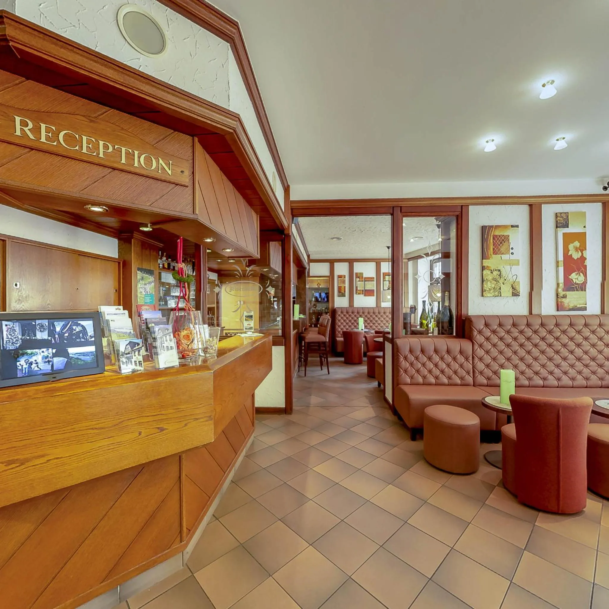 Lobby or reception in Hotel Felsenkeller