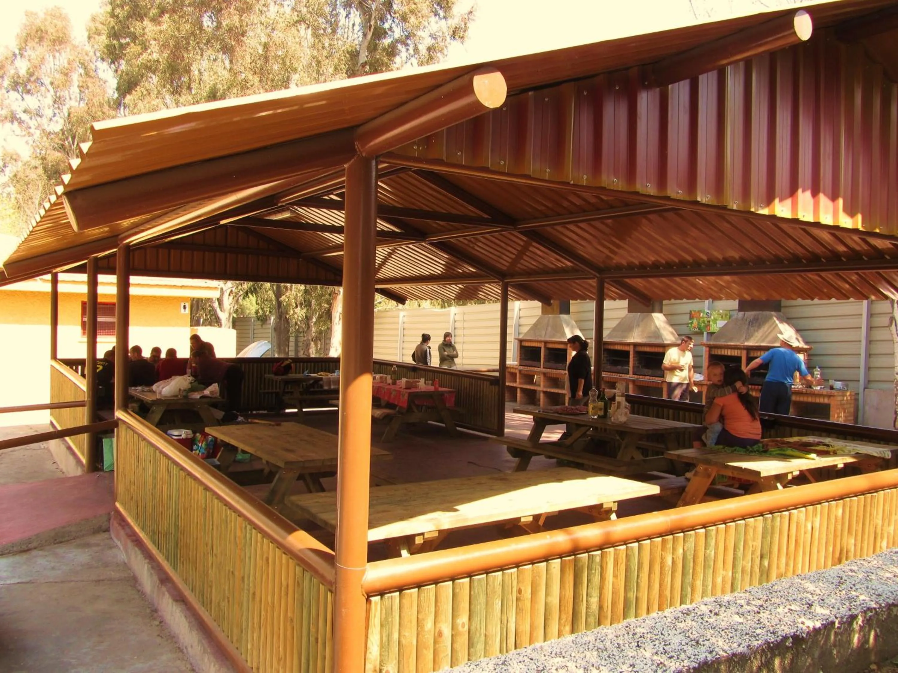 BBQ facilities in Bungalows Alpha