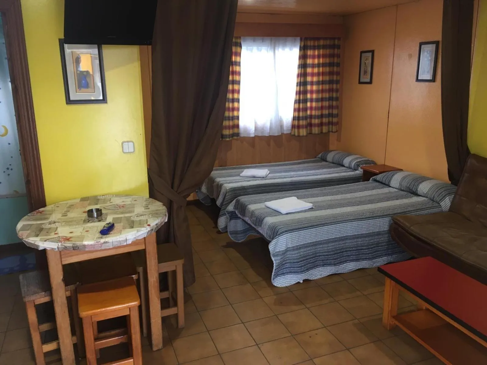 Bed in Bungalows Alpha