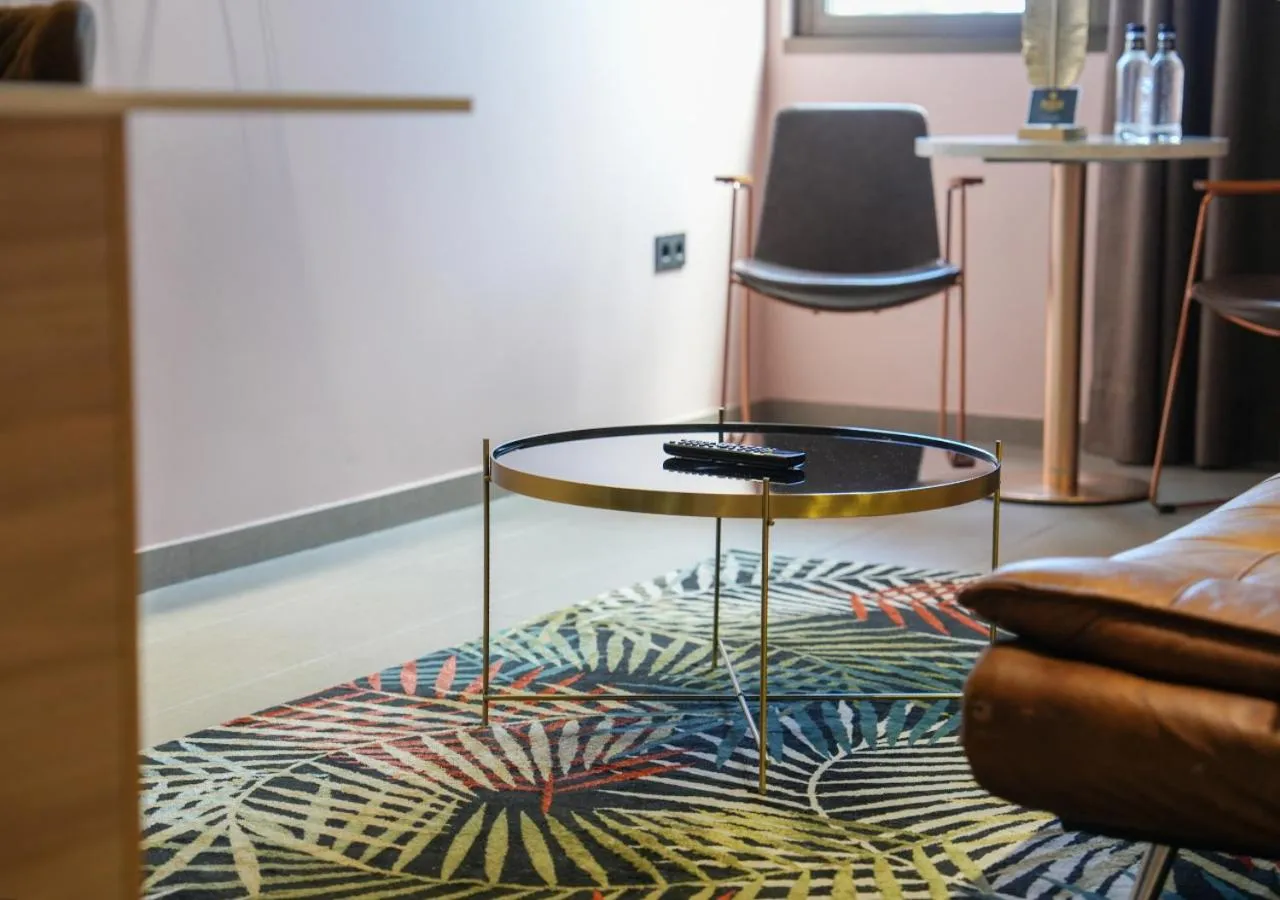 Living room in Poem Suites, Las Canteras