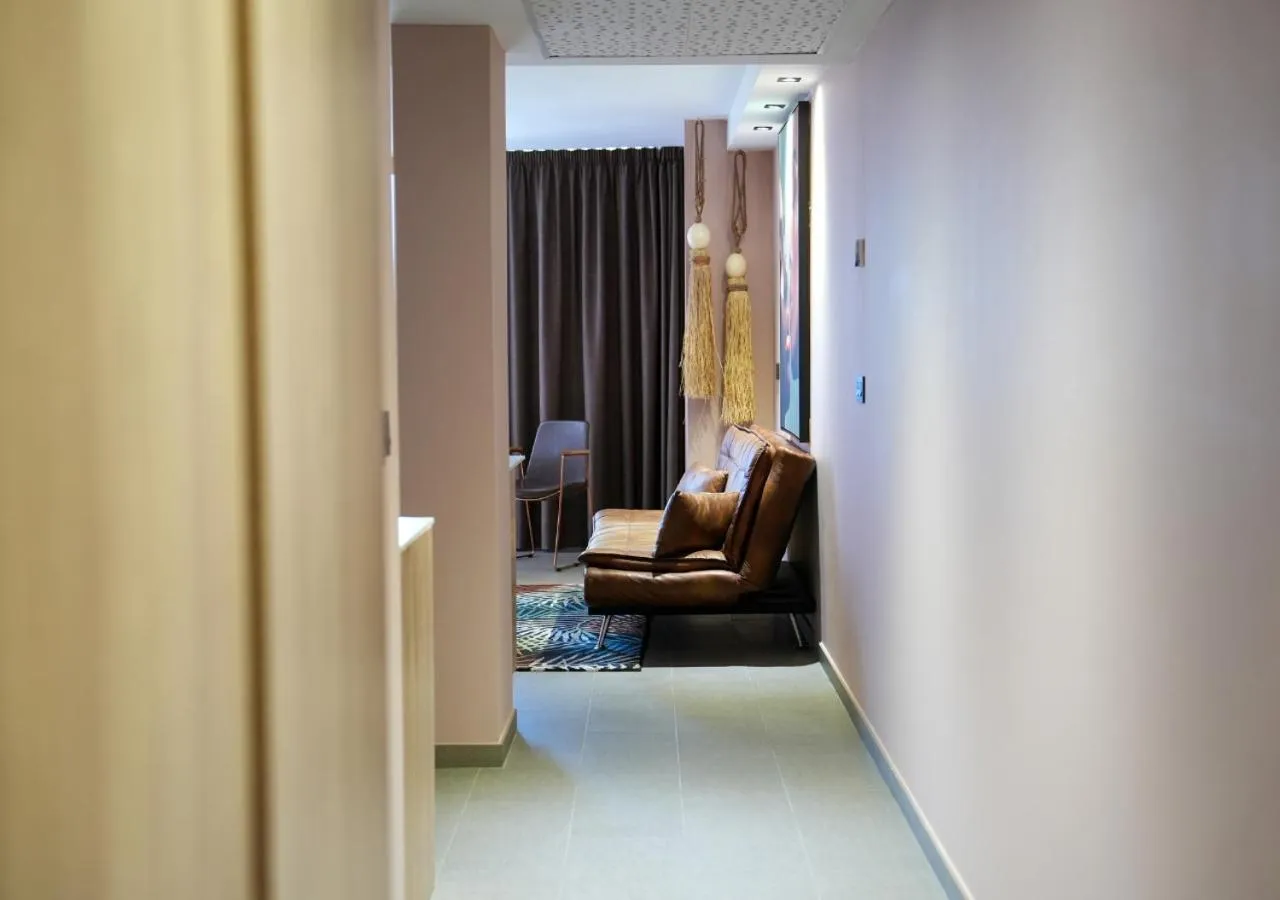 Living room in Poem Suites, Las Canteras