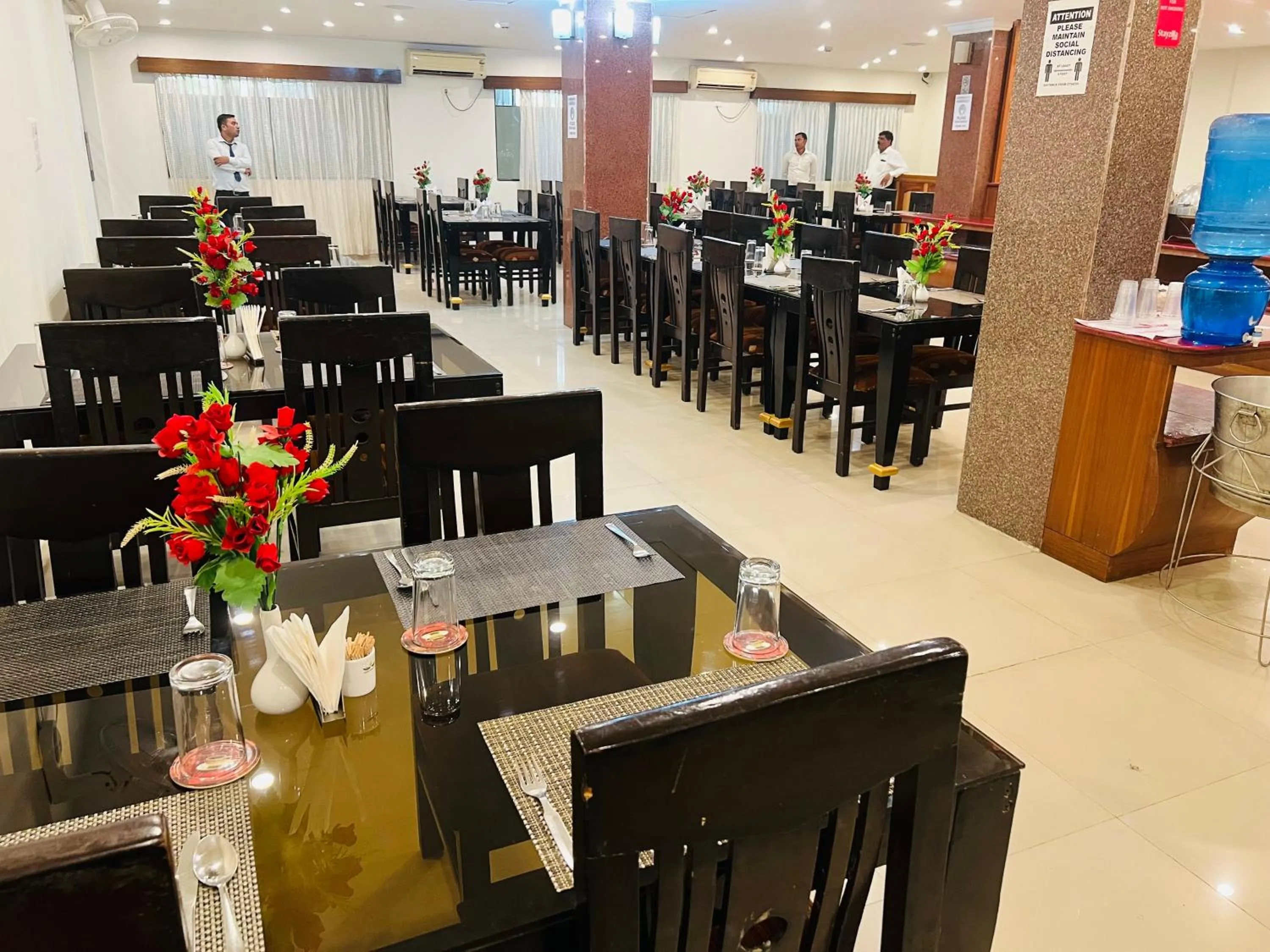 Restaurant/places to eat in Bodhgaya Regency Hotel