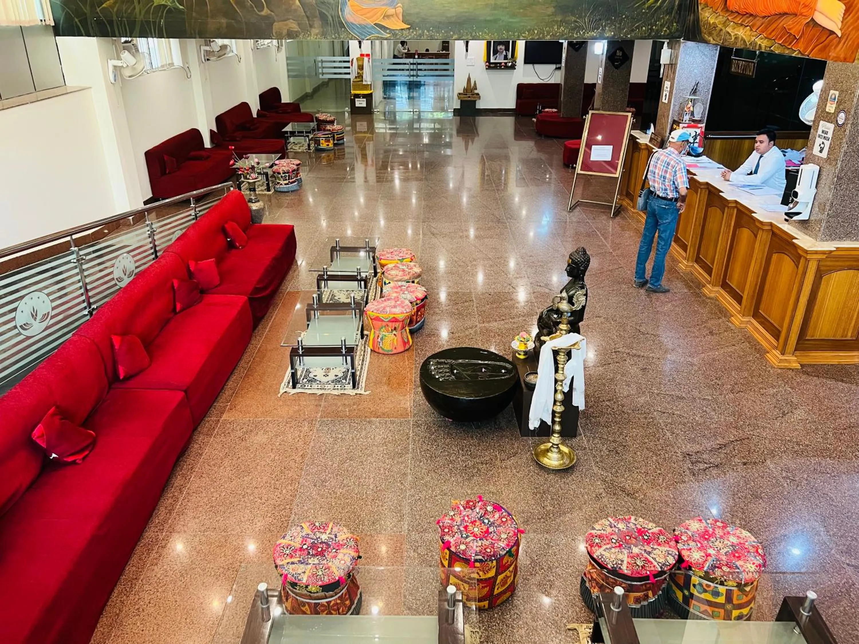 Lobby or reception in Bodhgaya Regency Hotel
