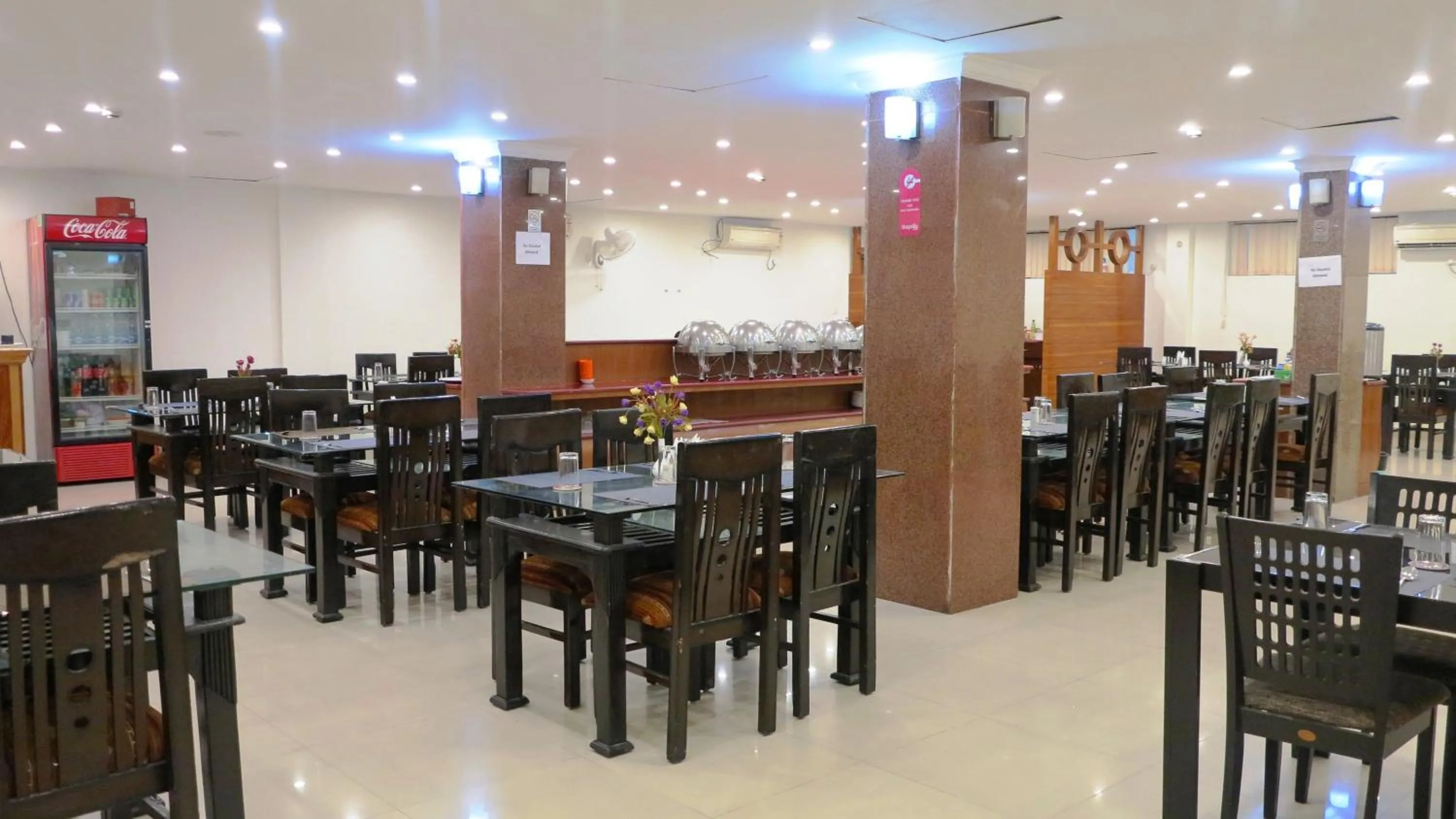 Restaurant/places to eat in Bodhgaya Regency Hotel
