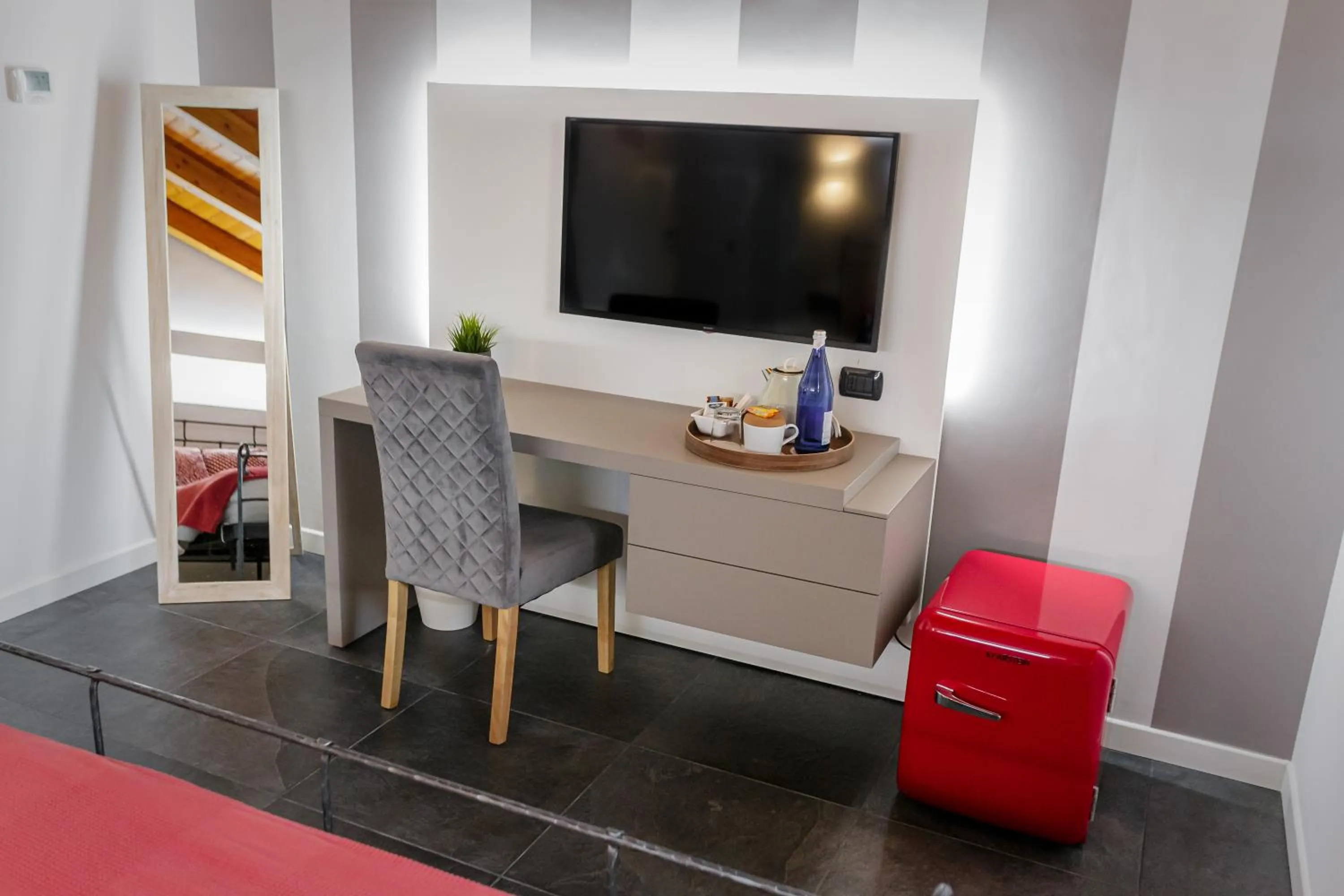 Seating area, Bed in Casa Ananda