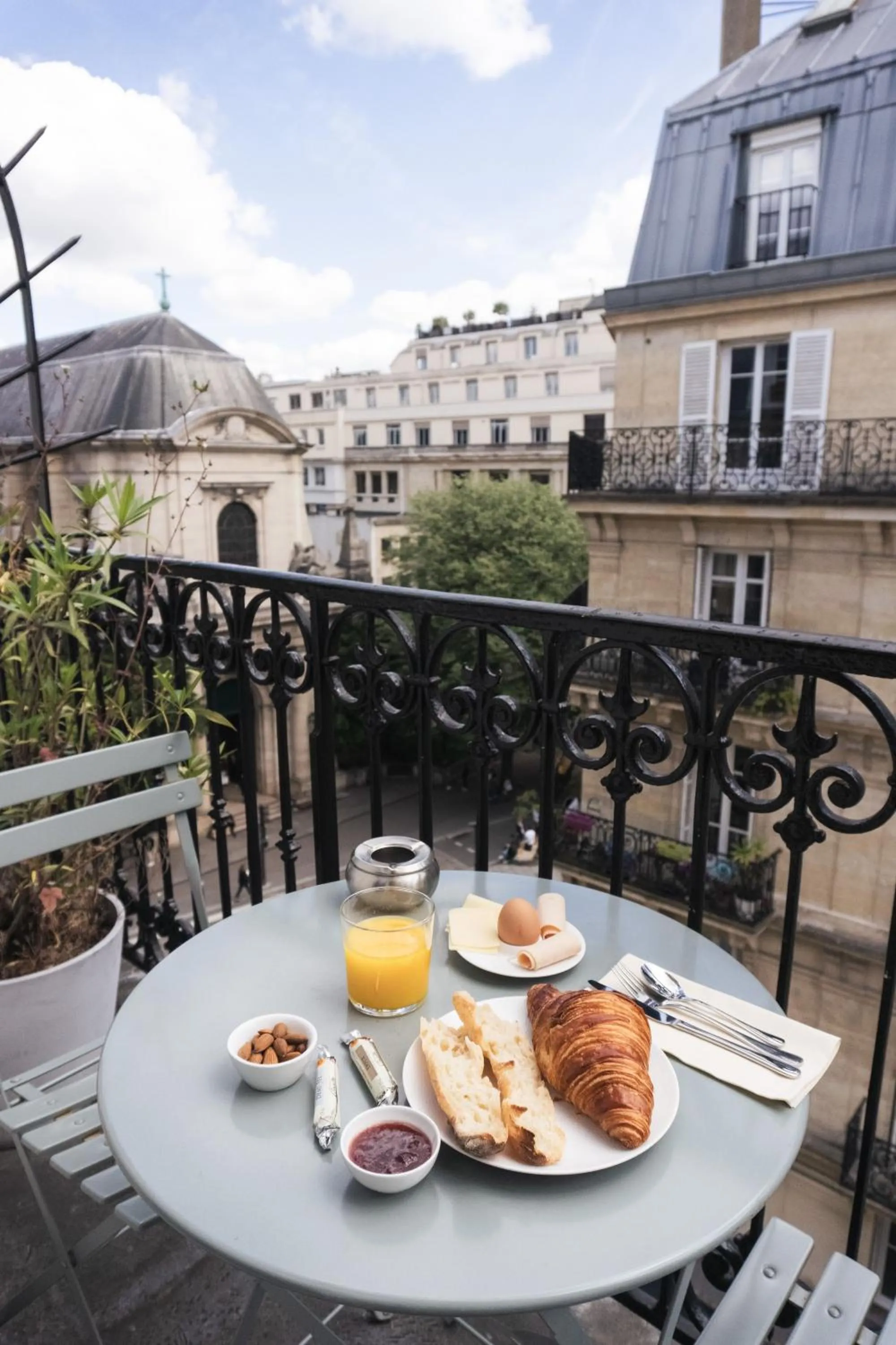 Patio in Hôtel Oratio