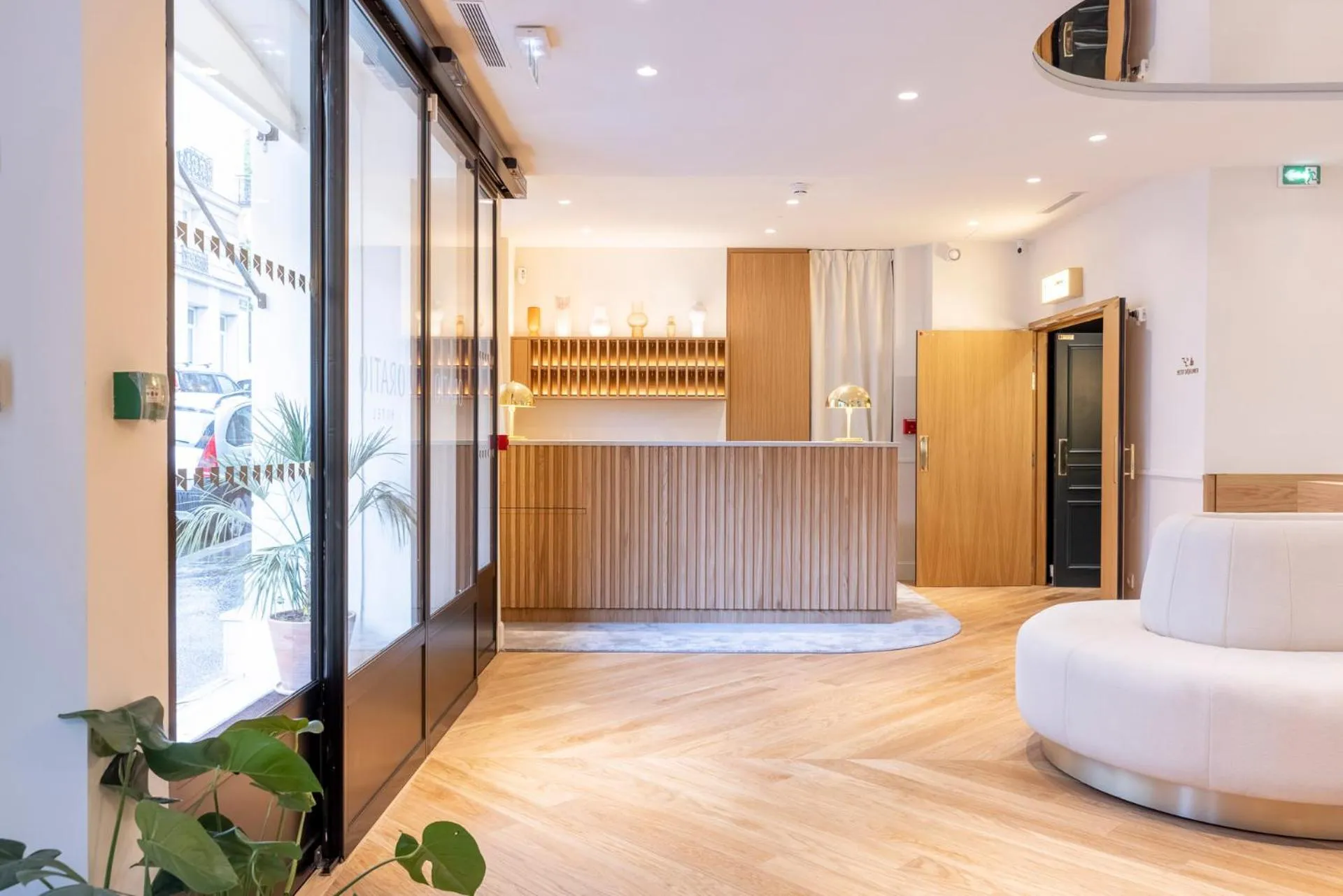 Lobby or reception in Hôtel Oratio