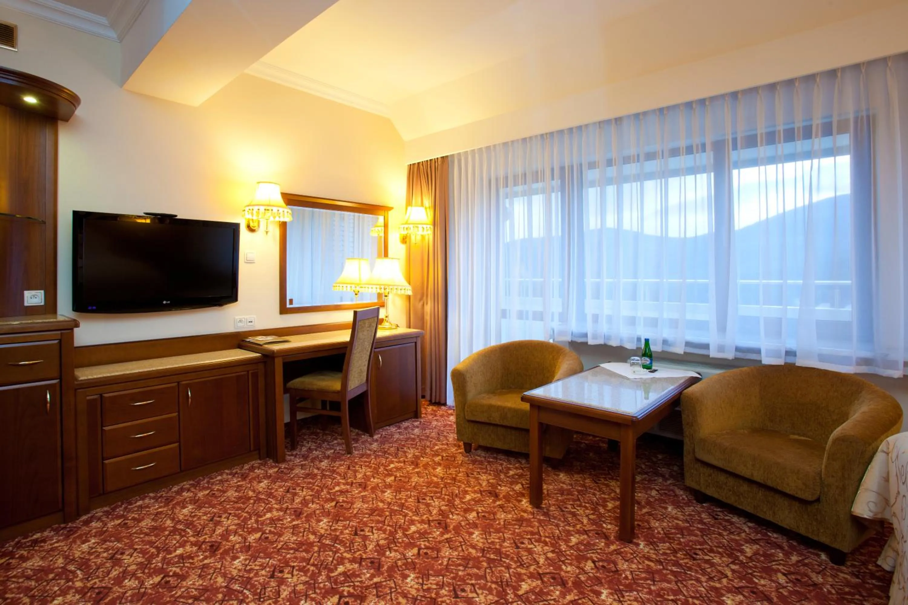 Photo of the whole room, Bed in Hotel Gołębiewski Karpacz