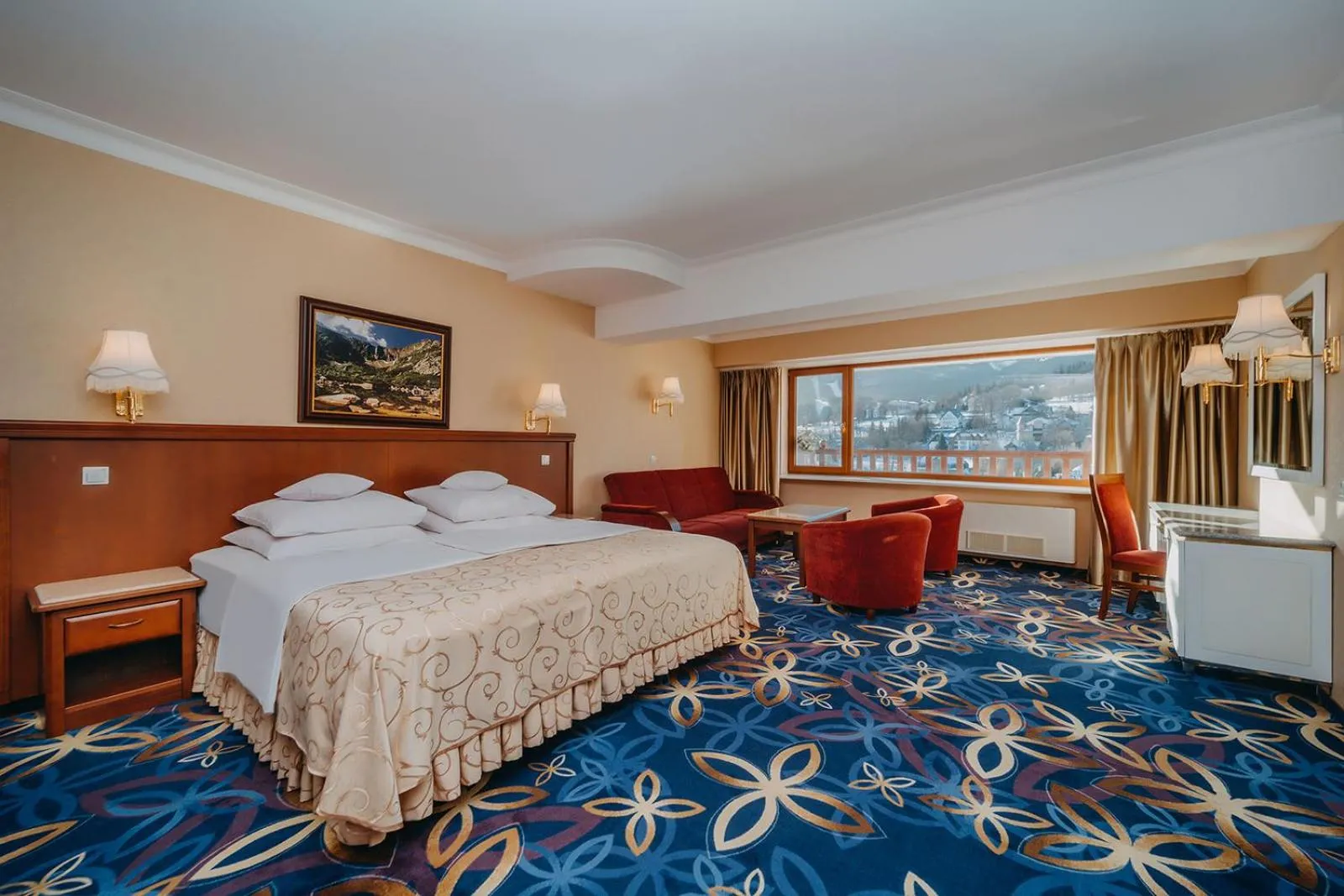 Photo of the whole room, Bed in Hotel Gołębiewski Karpacz