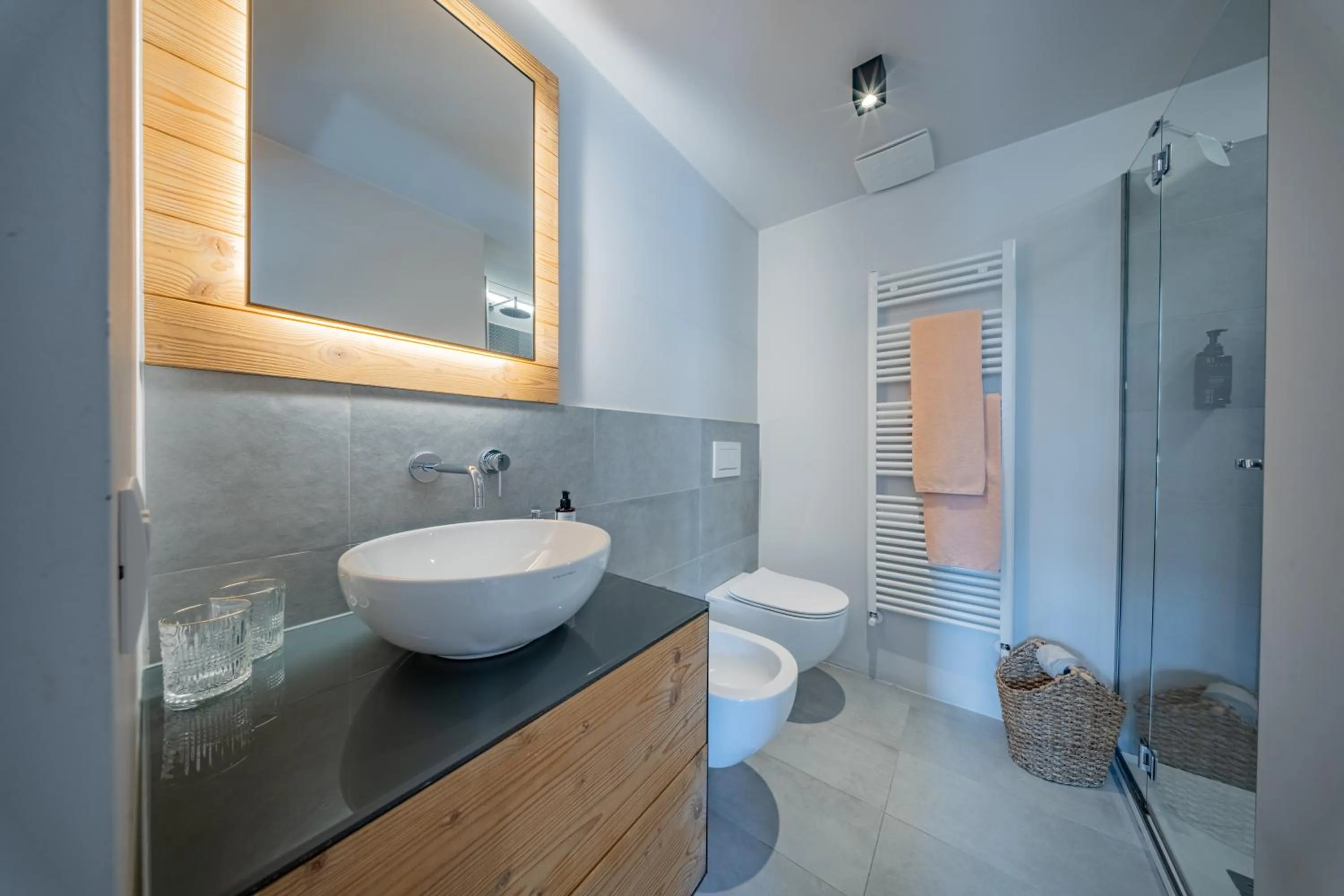 Shower in Casa Pasini-Foresteria