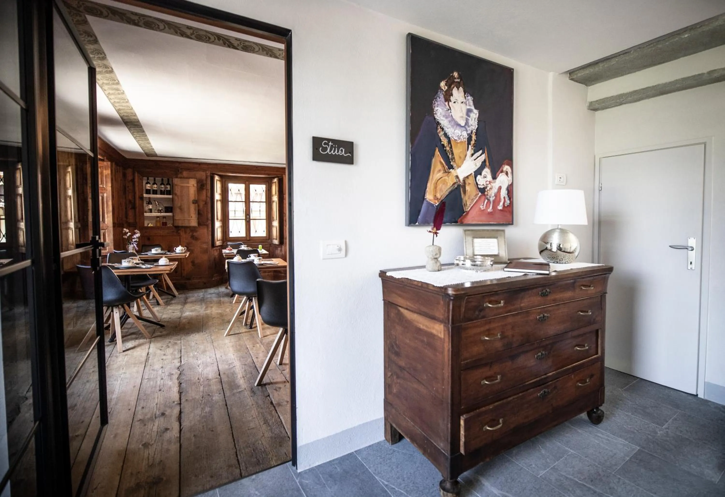 Lobby or reception in Casa Pasini-Foresteria