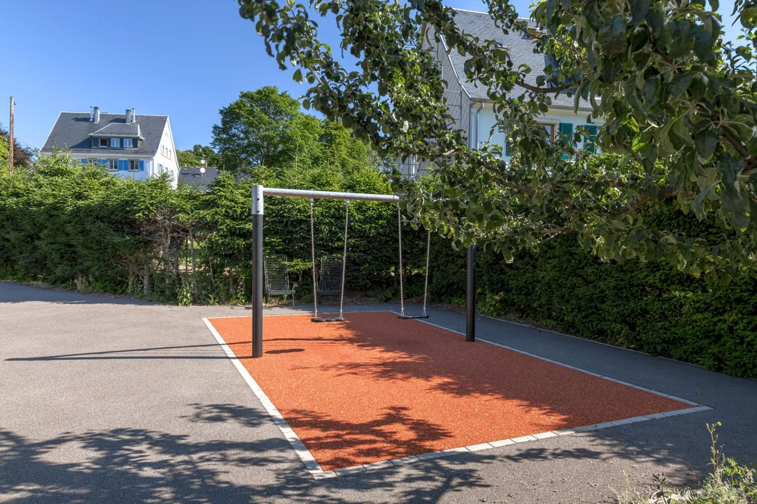 Children play ground in Hôtel Restaurant et Spa Au Tilleul