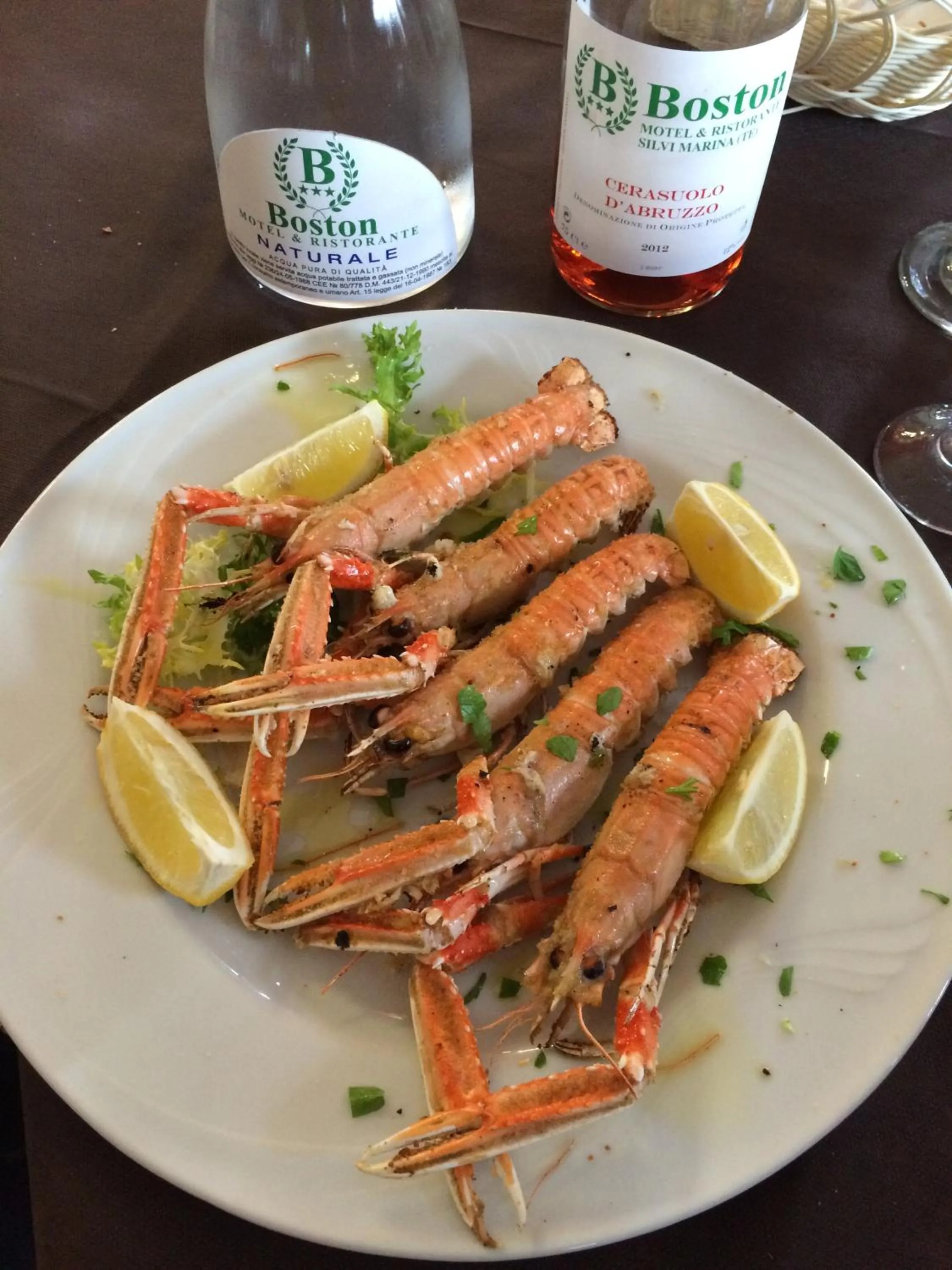 Food close-up in Motel Boston