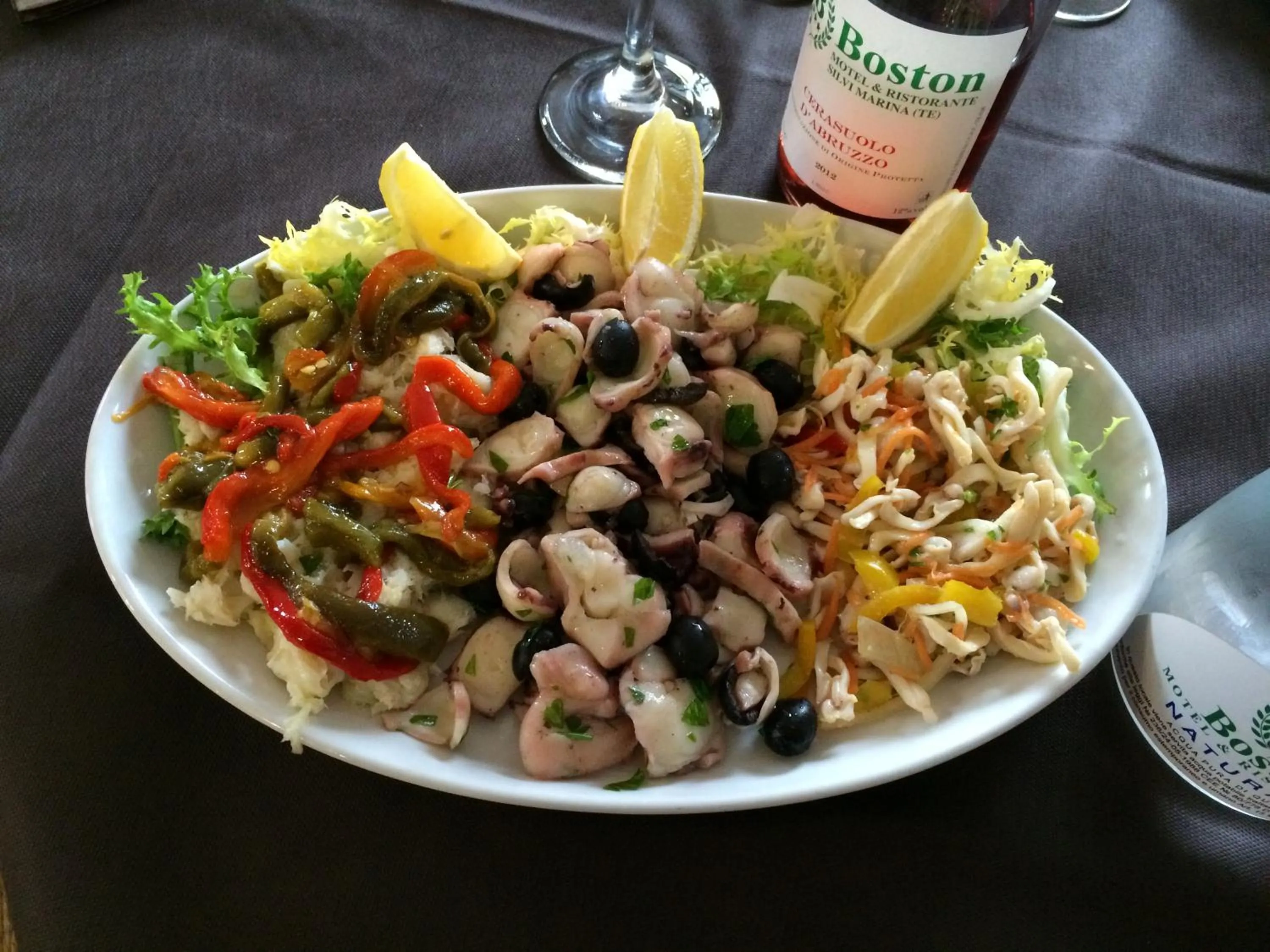 Food close-up in Motel Boston