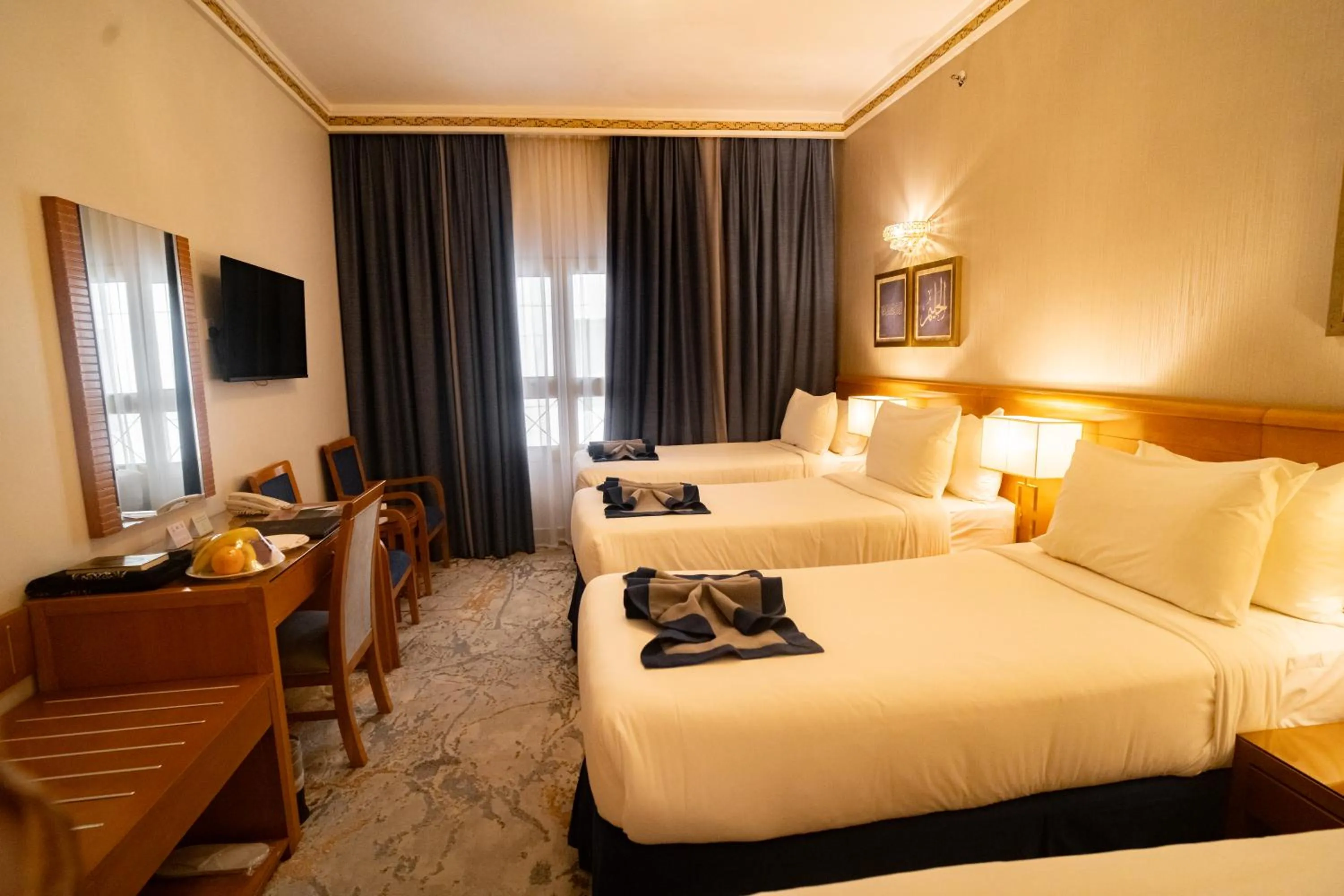 TV and multimedia, Bed in Emaar Grand Hotel