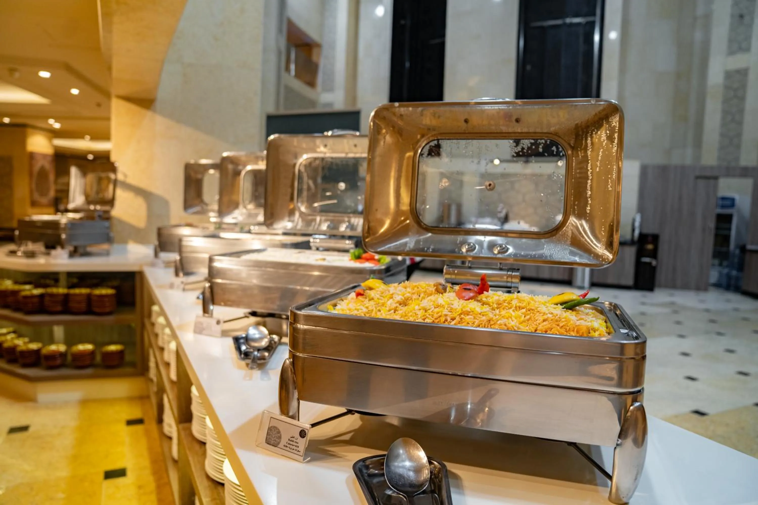 Food and drinks in Emaar Grand Hotel