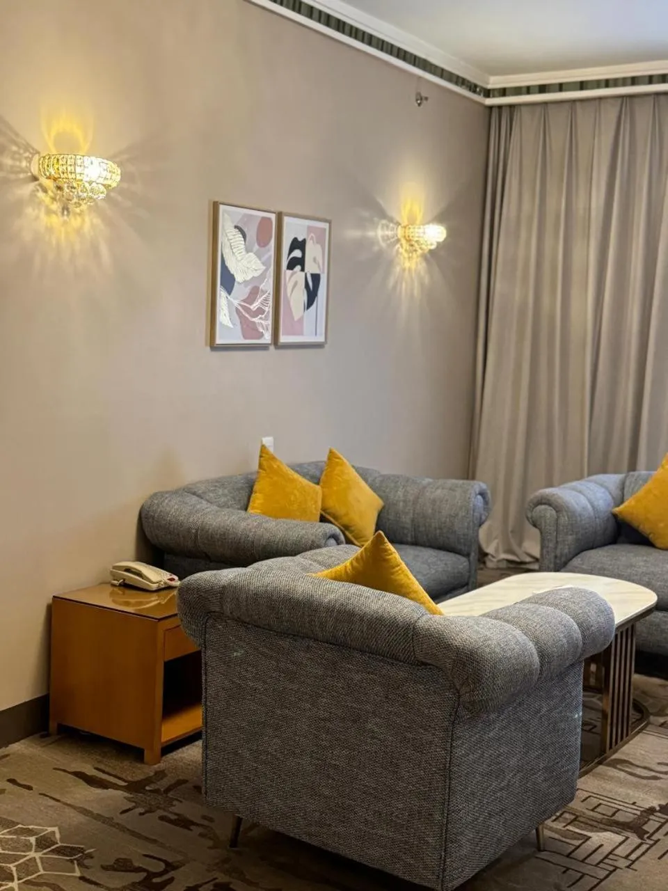 Seating area in Emaar Grand Hotel