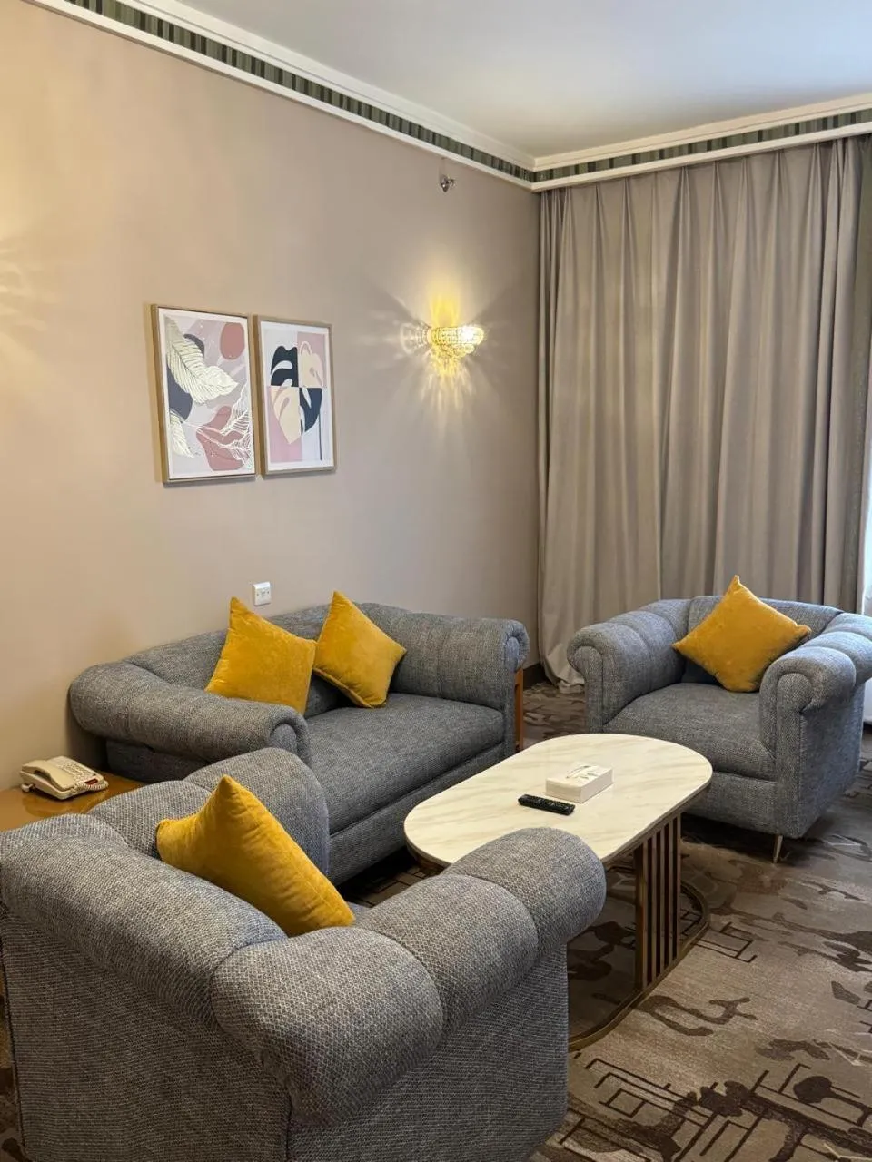 Living room in Emaar Grand Hotel