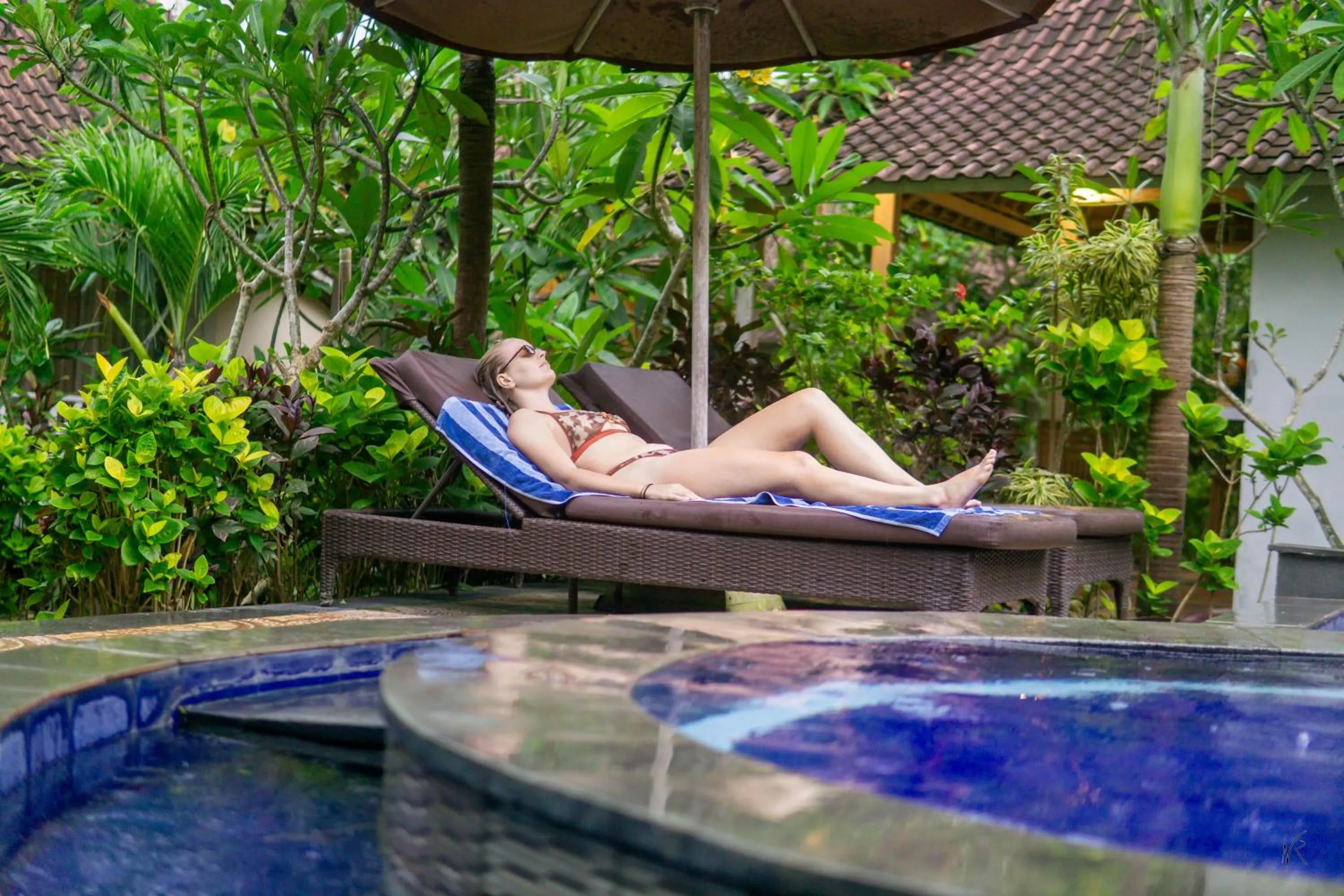Swimming pool in The Lucky Cottage