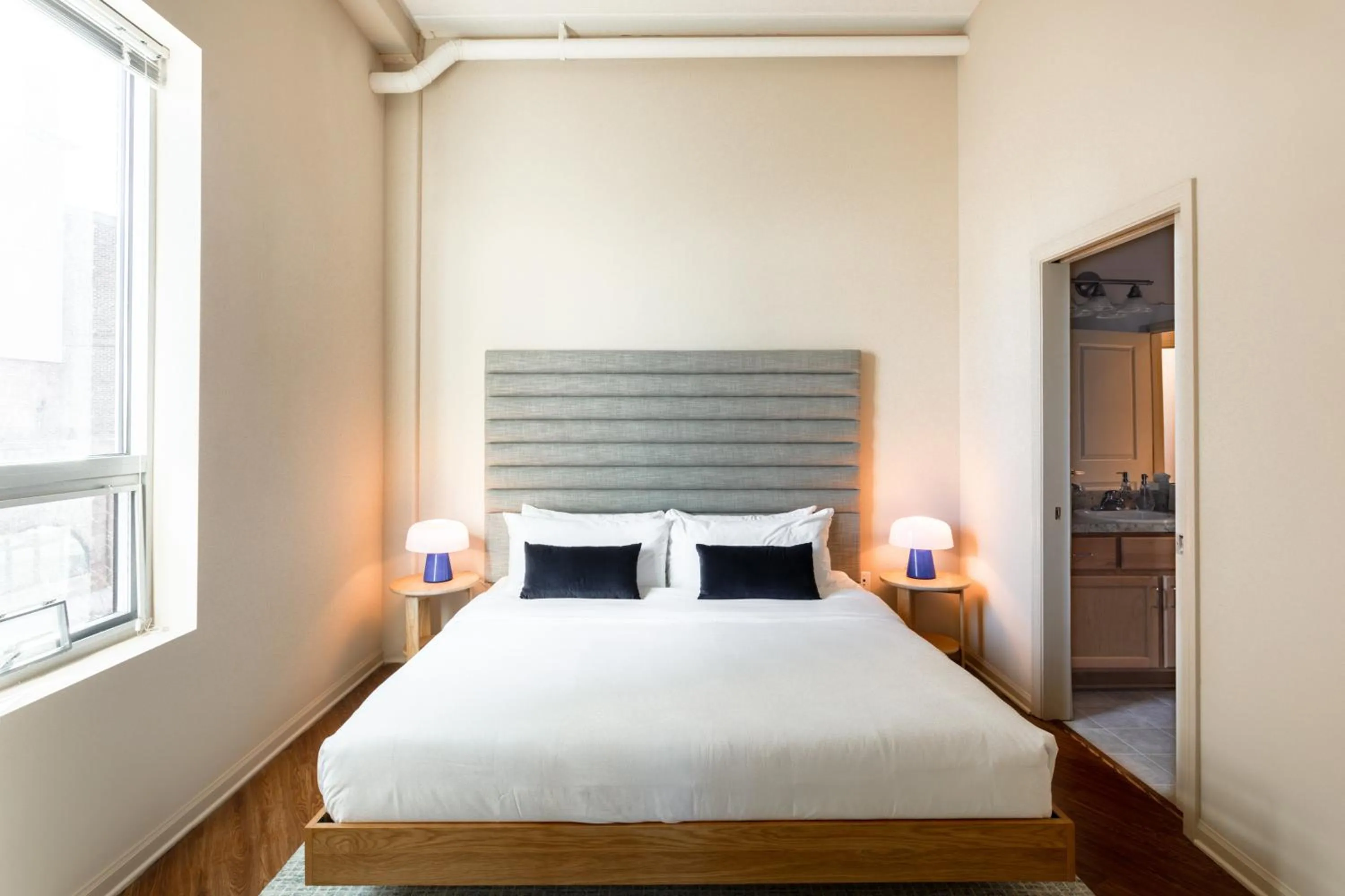 Bed in Mint House Greenville - Downtown