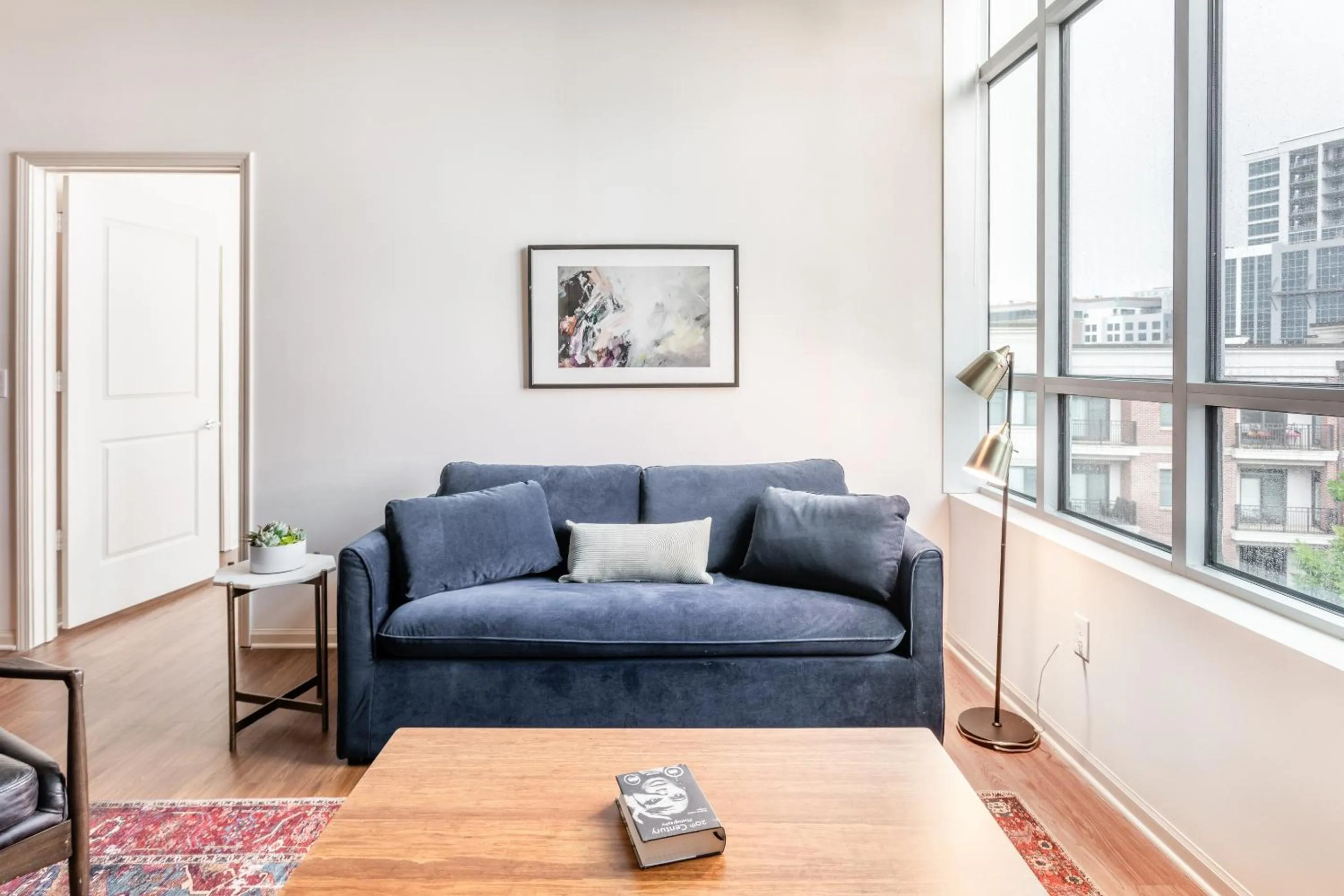 Living room in Mint House Greenville Downtown By Kasa