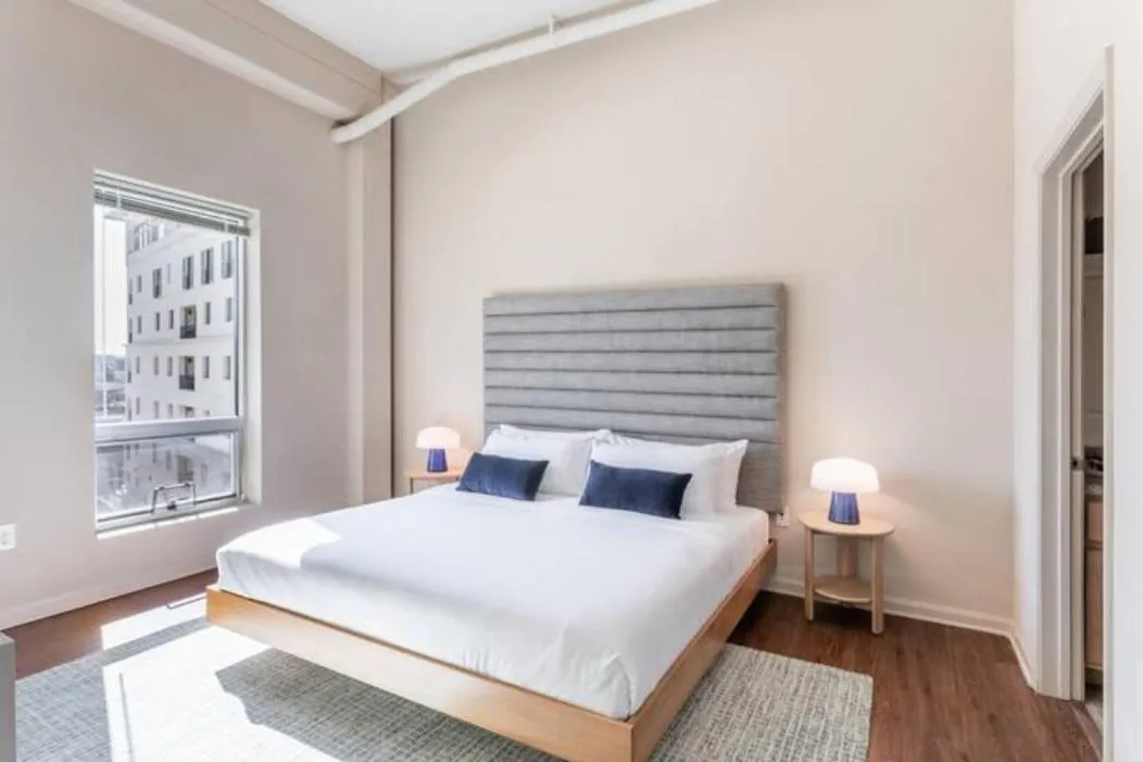 Bed in Mint House Greenville - Downtown