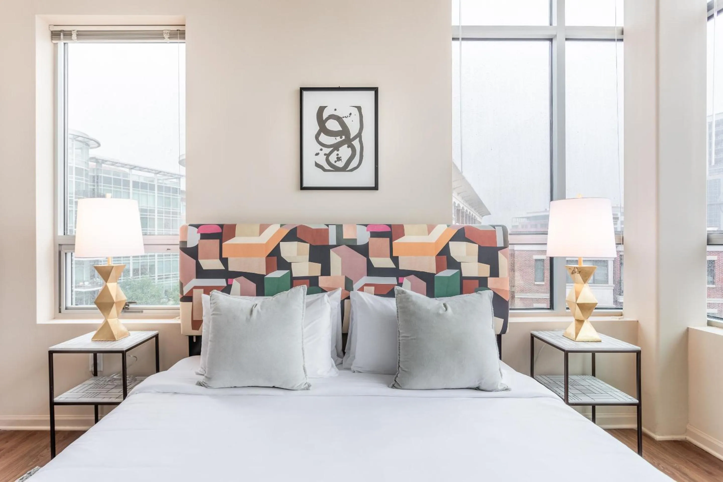 Bed in Mint House Greenville Downtown By Kasa