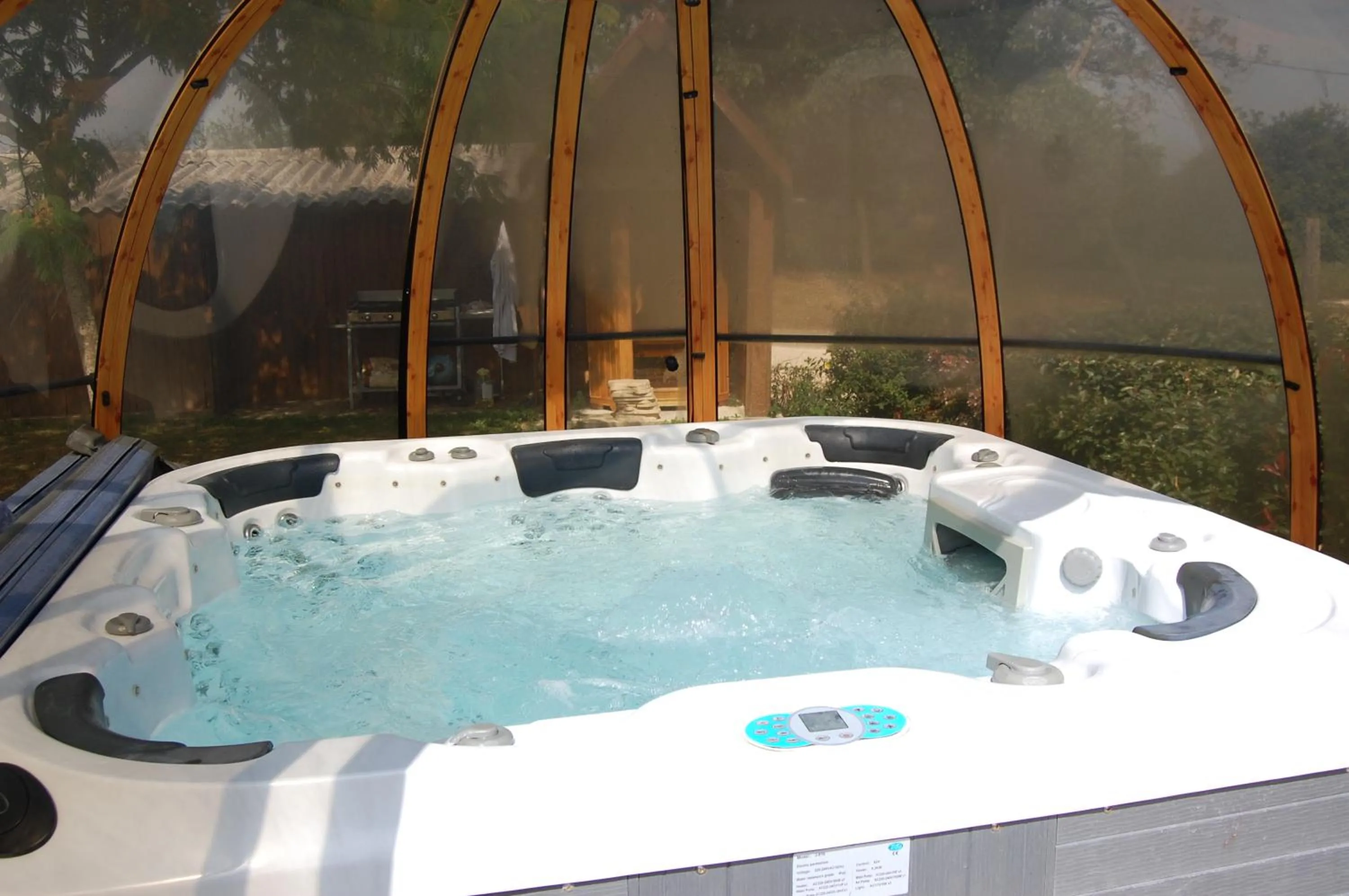 Hot Tub in La Ferme de Laupilière
