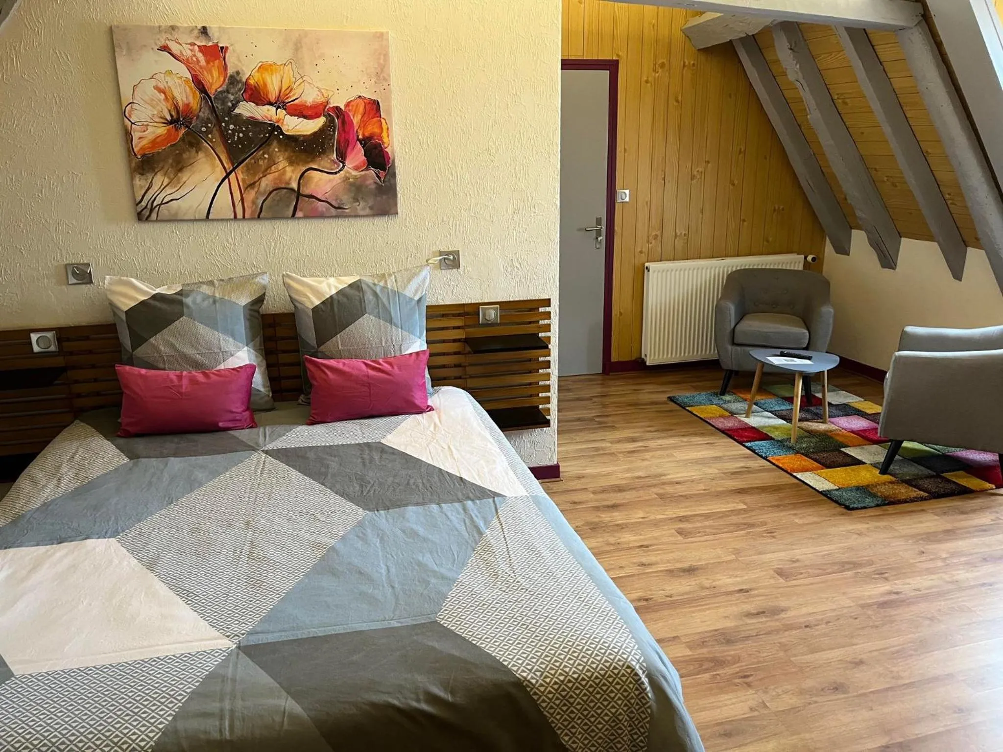 Bed in La Ferme de Laupilière