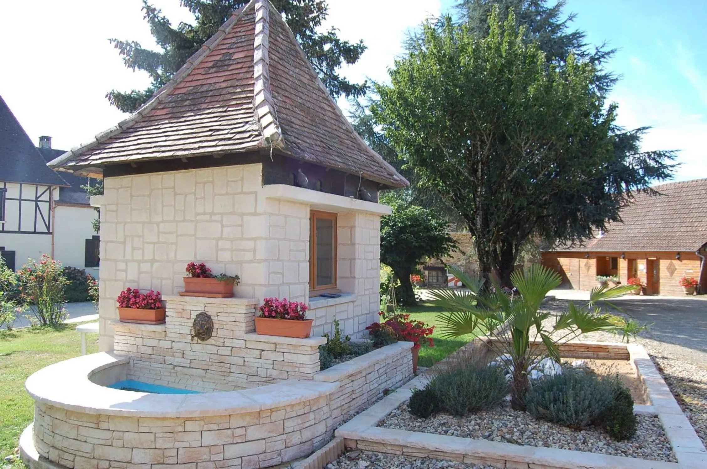 Garden in La Ferme de Laupilière