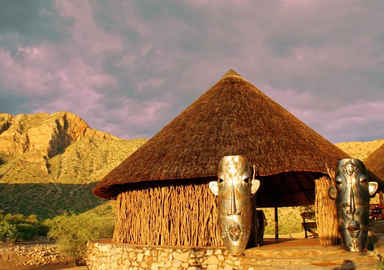 Property building in Khowarib Lodge