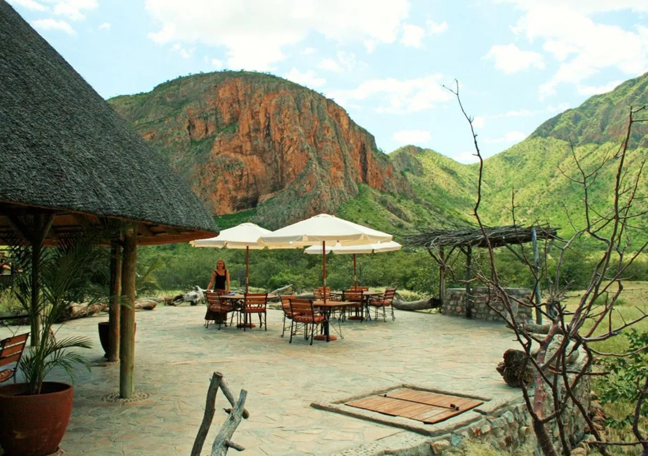 Patio in Khowarib Lodge