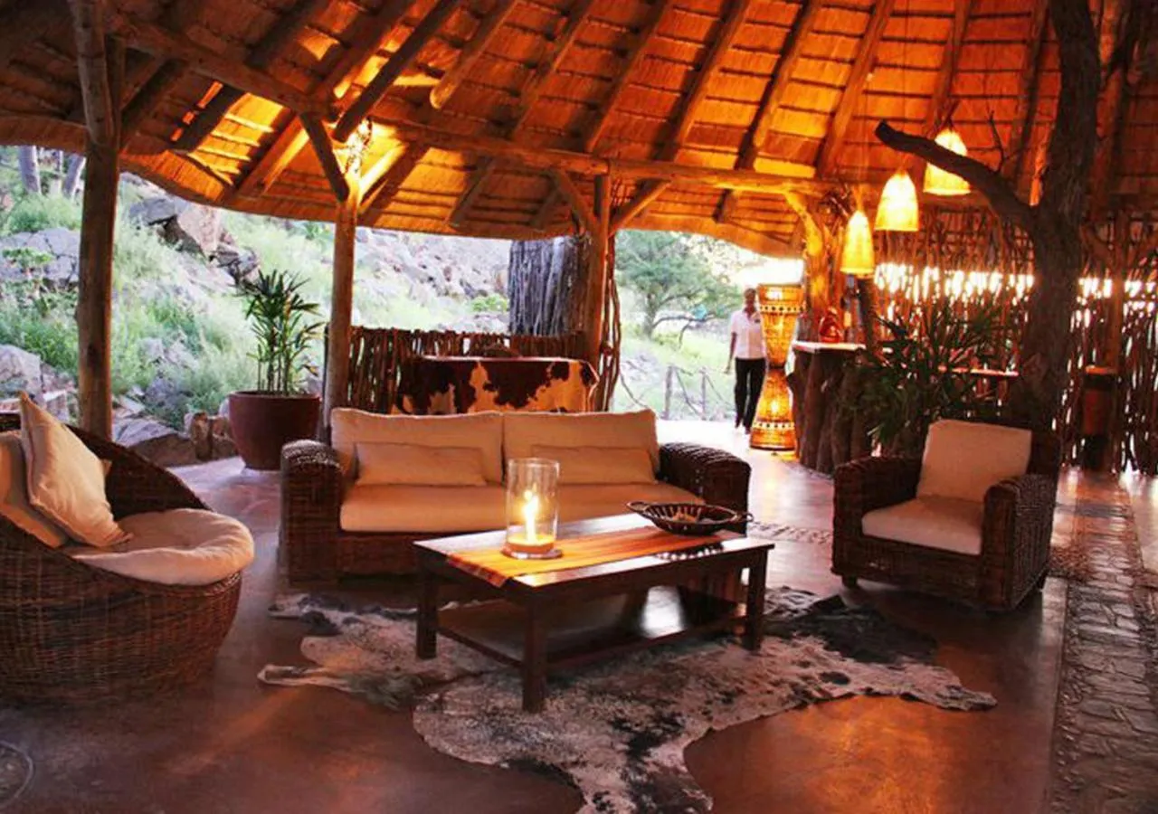 Lobby or reception in Khowarib Lodge