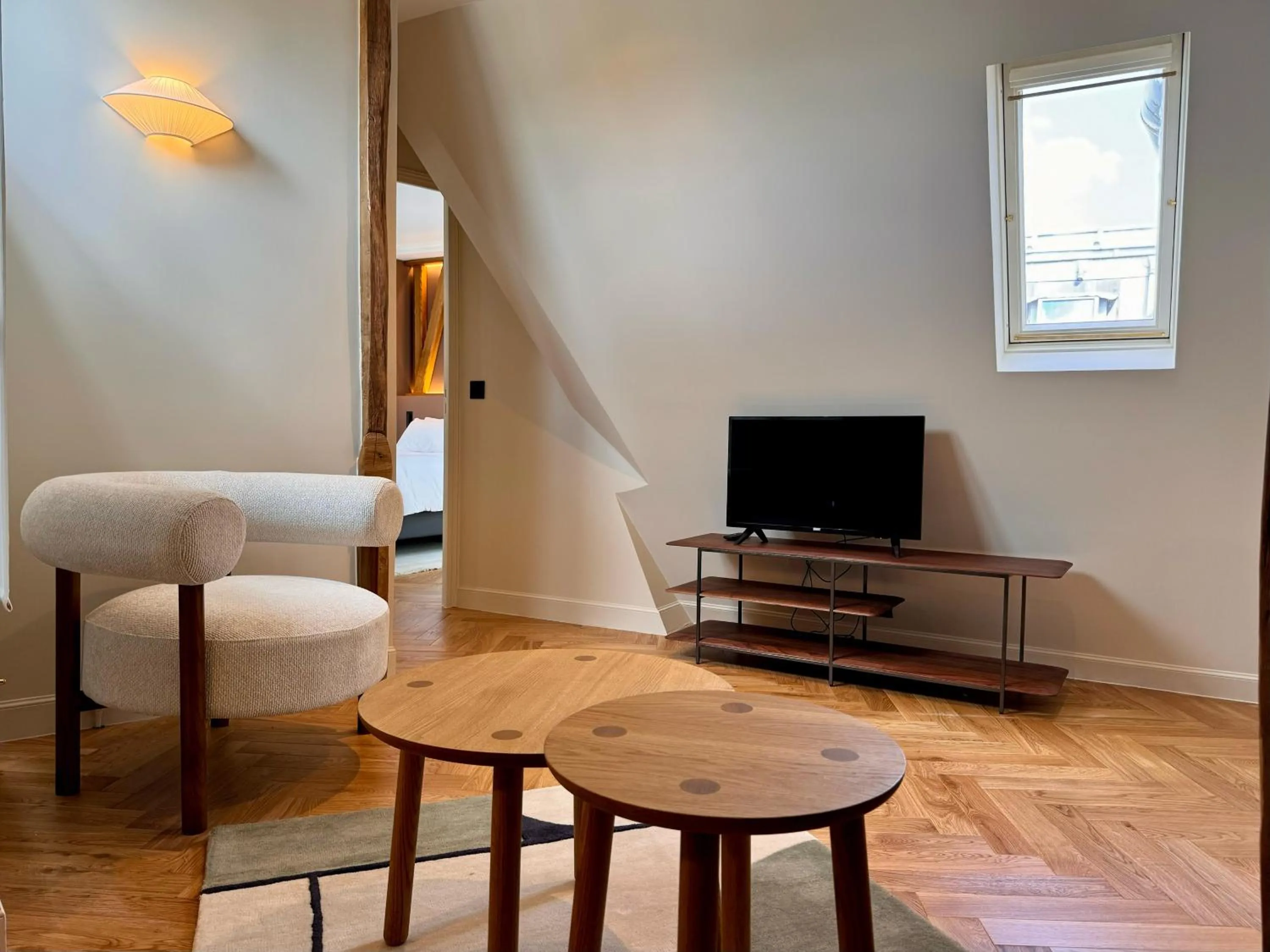Living room in Hotel Abbatial Saint Germain