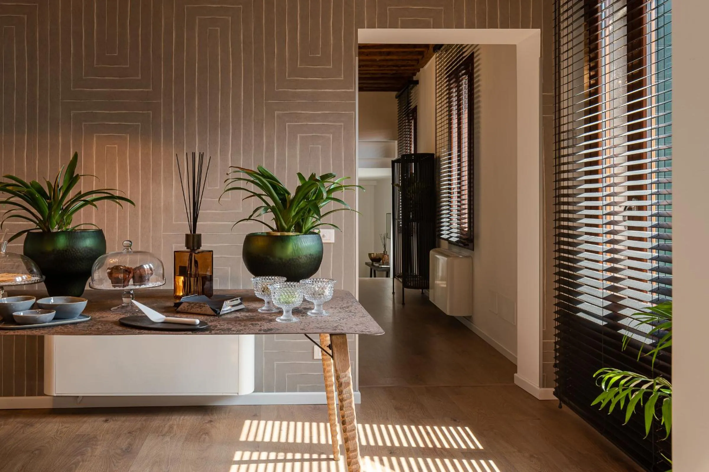 Lobby or reception in La Finestra sulle Beccarie