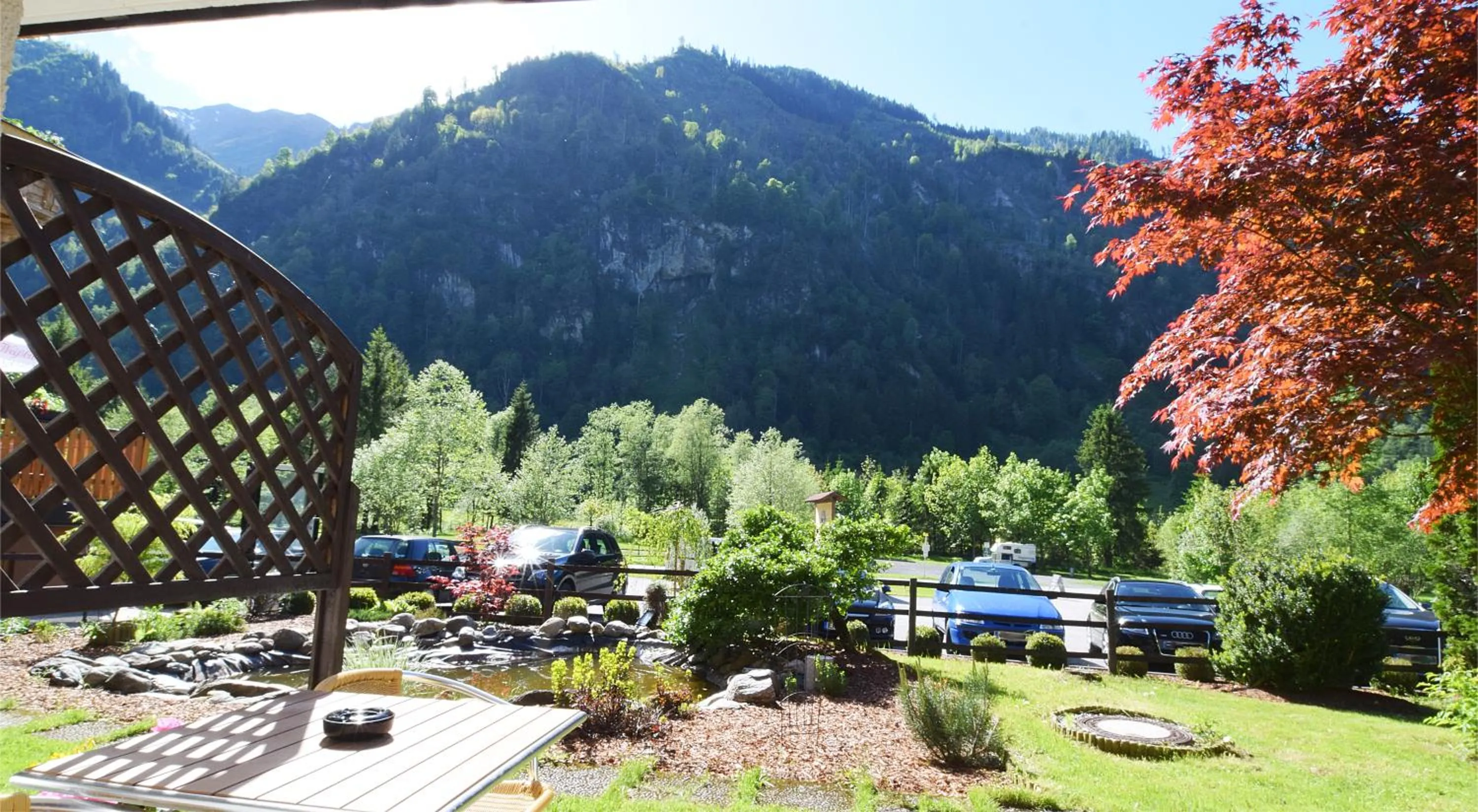 Balcony/Terrace in Hotel Künstleralm