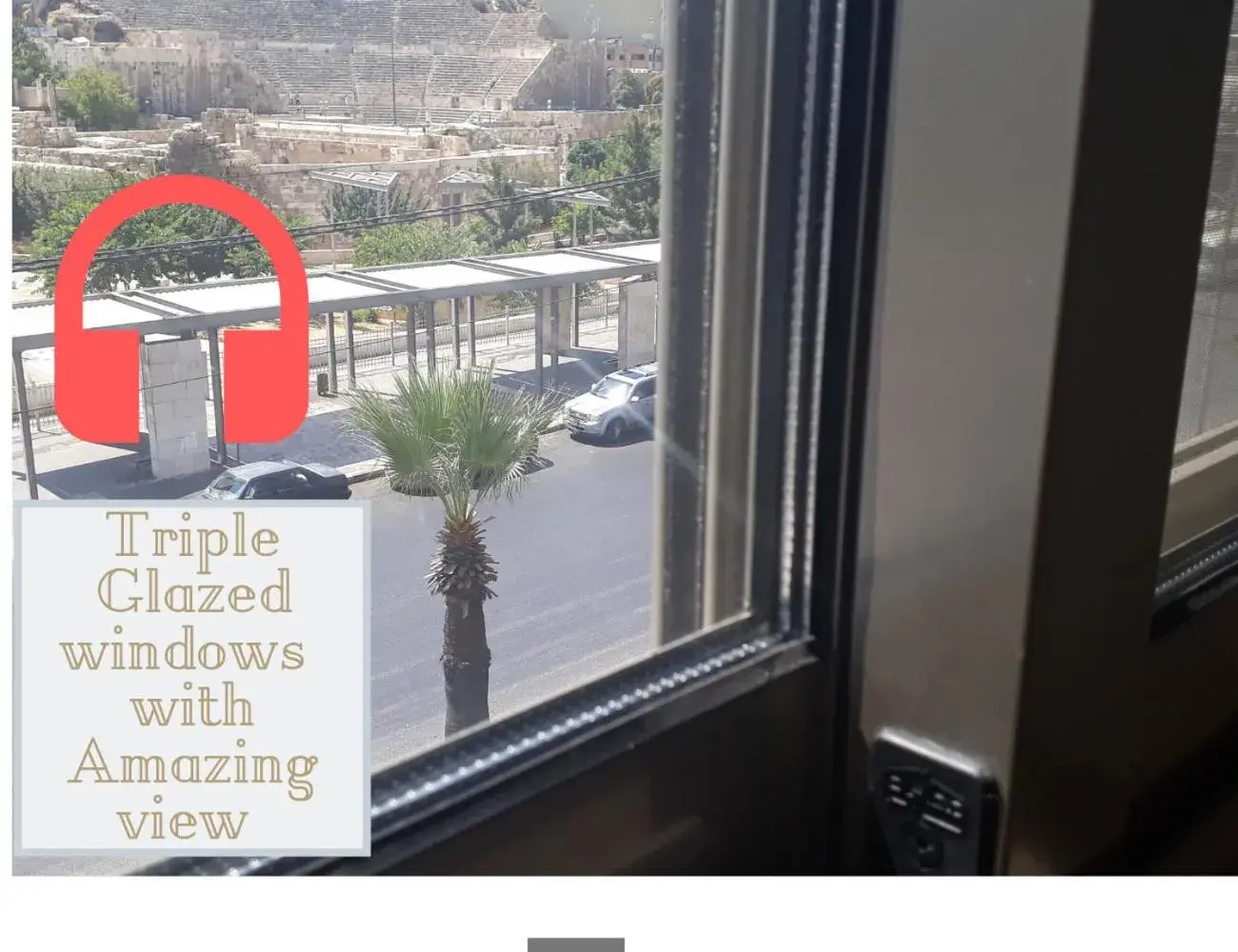 Deluxe Double Room with Theater View in Layaali Amman Hotel Deluxe Double Room with Theater View in Layaali Amman Hotel