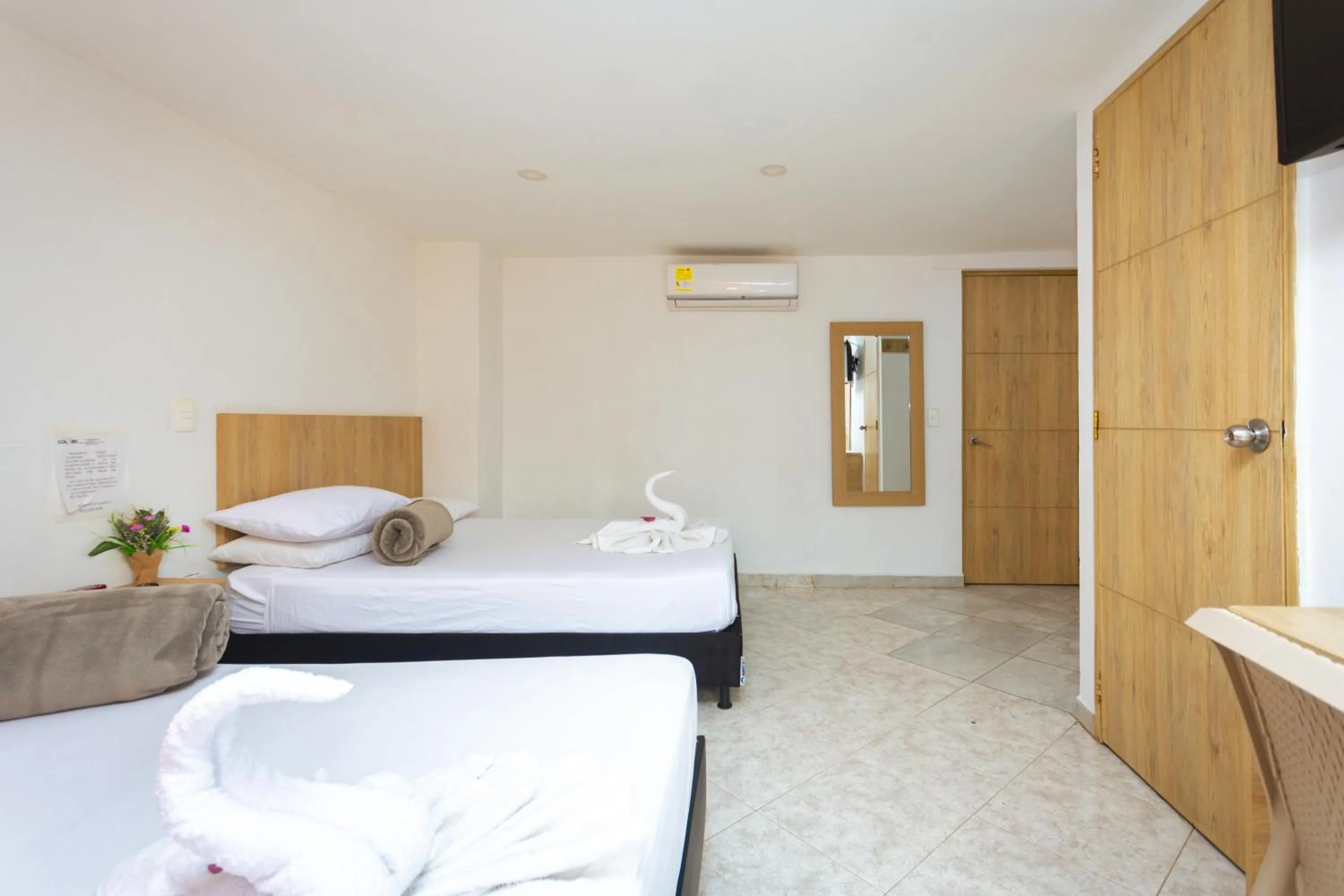 Bed in Hotel Colores Boutique