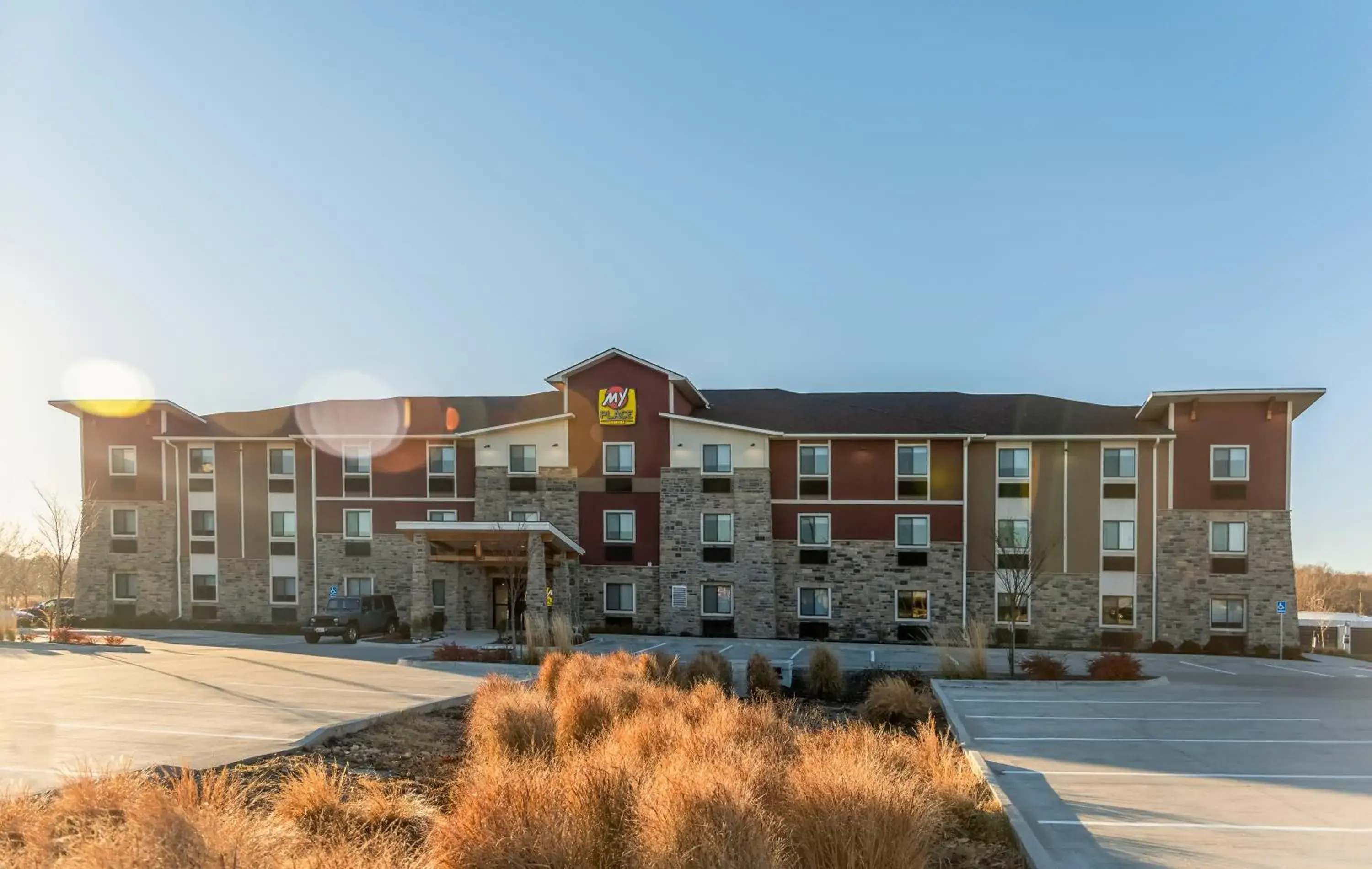 Property building in My Place Hotel-Overland Park, KS Property building in My Place Hotel-Overland Park, KS