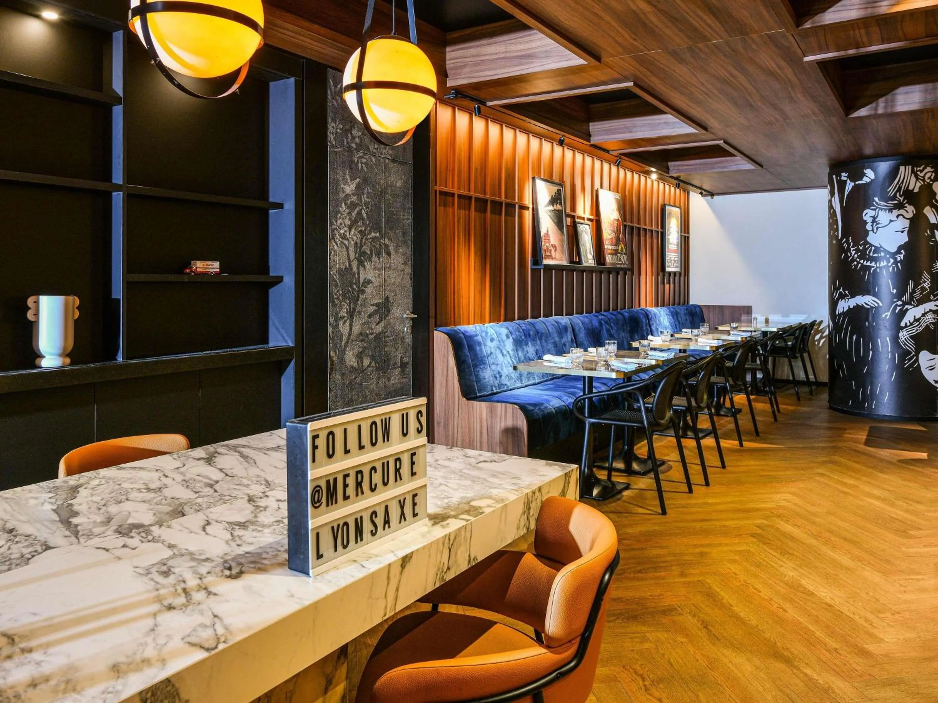 Restaurant/places to eat in Mercure Lyon Centre Saxe Lafayette