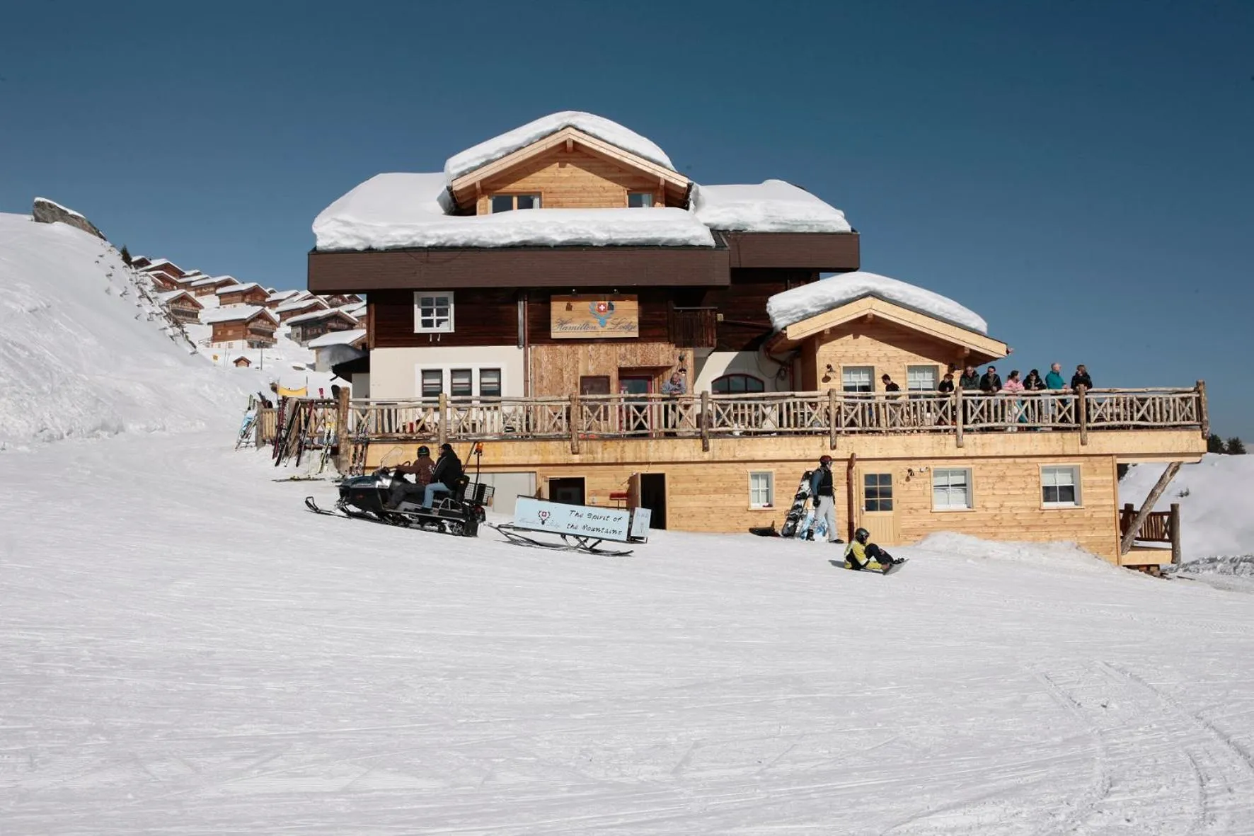 Facade/entrance in Hamilton Lodge & Spa